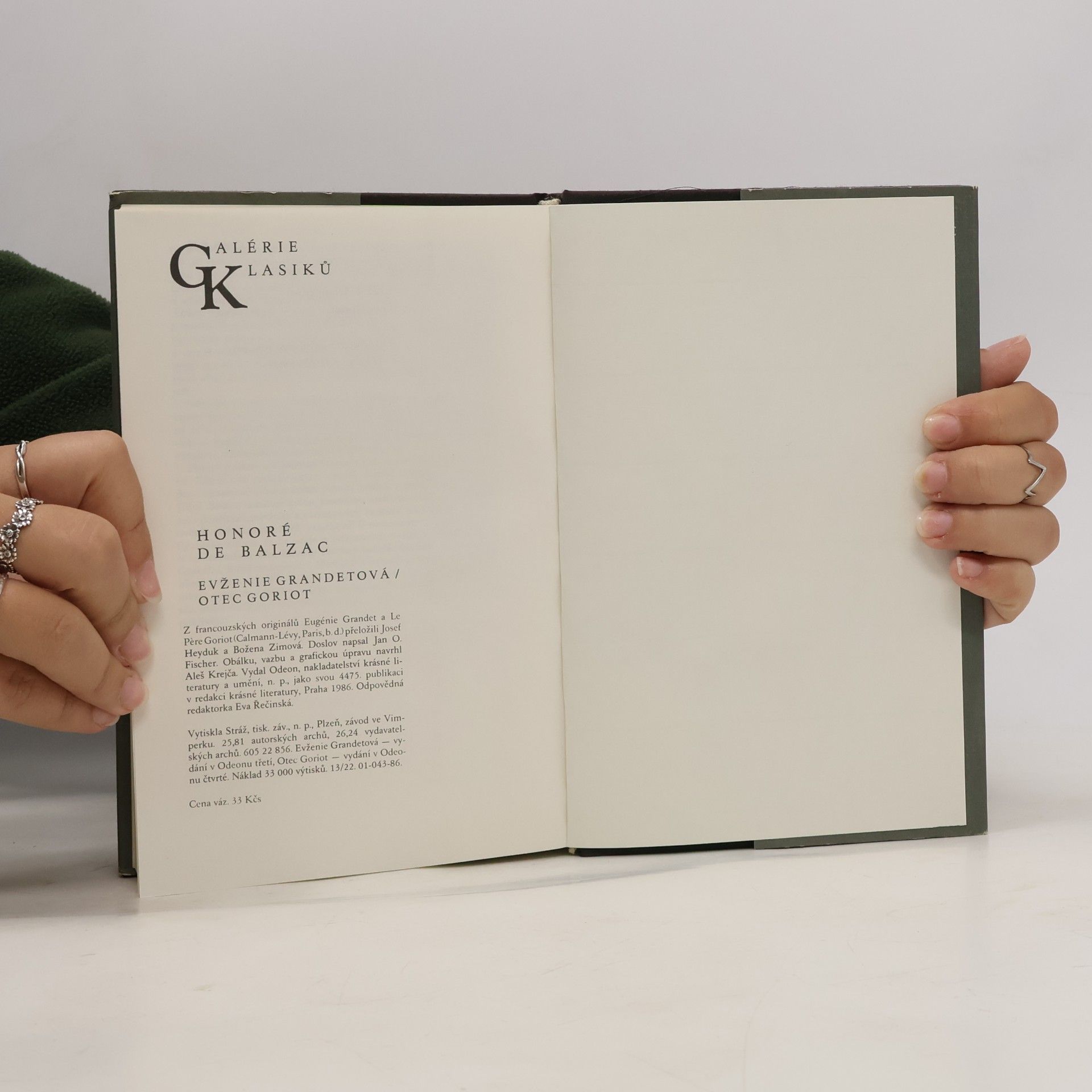 Honoré de Balzac Evženie Grandetová. Otec Goriot