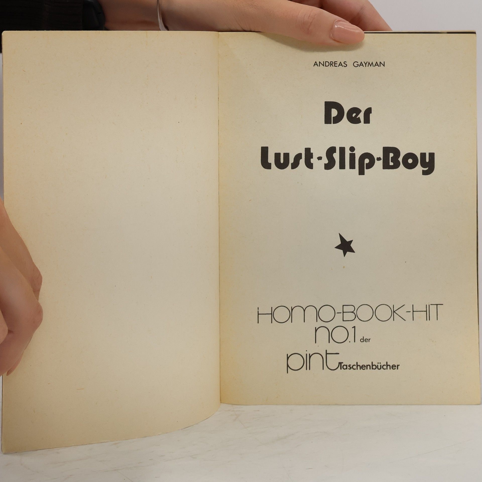 Andreas Gayman Der Lust-Slip-Boy