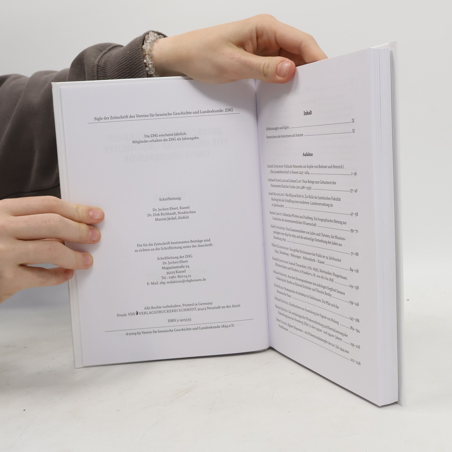 kolektiv Zeitschrift des Vereins für hessische Geschichte und Landeskunde. Band 124