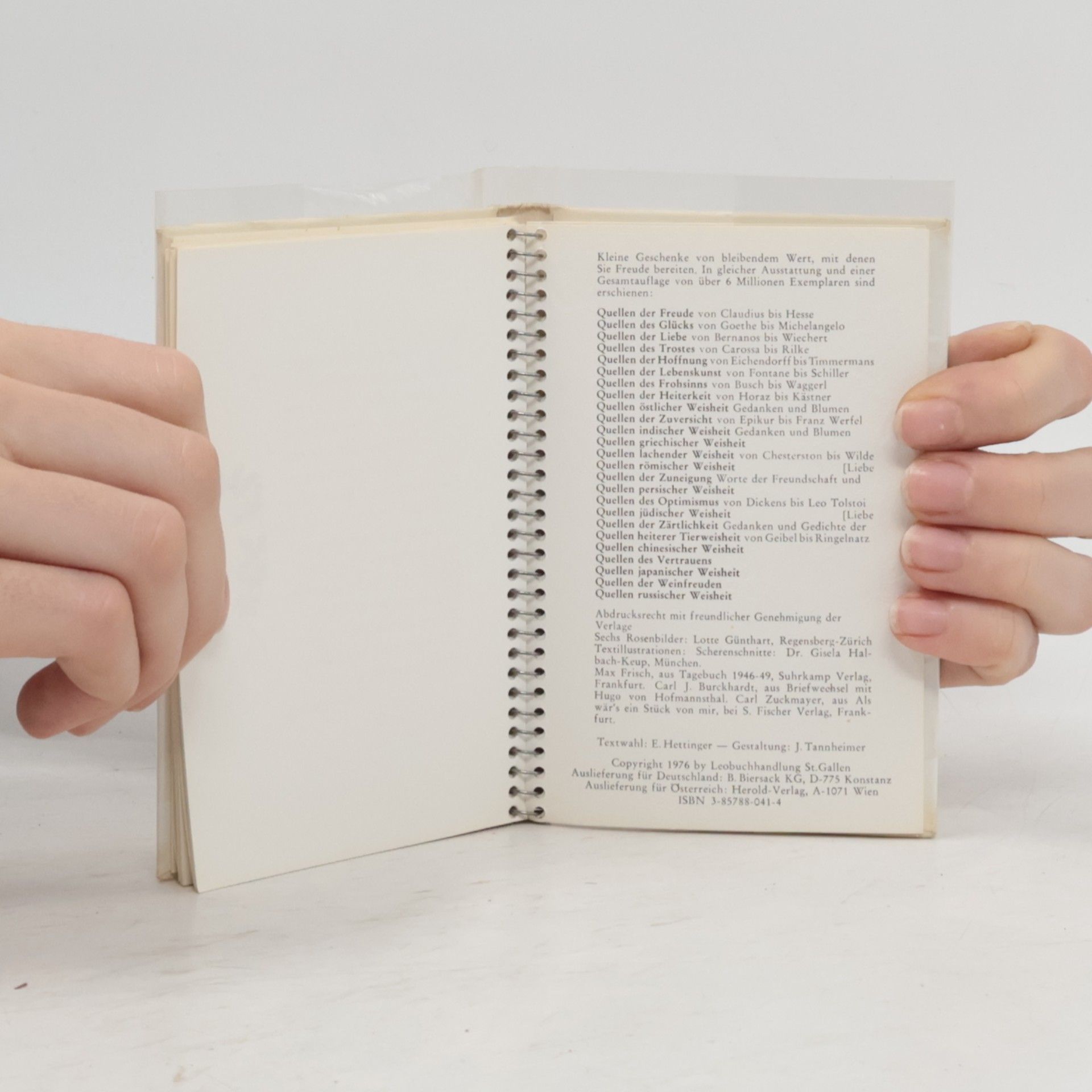 Autores varios Quellen der Freundschaft