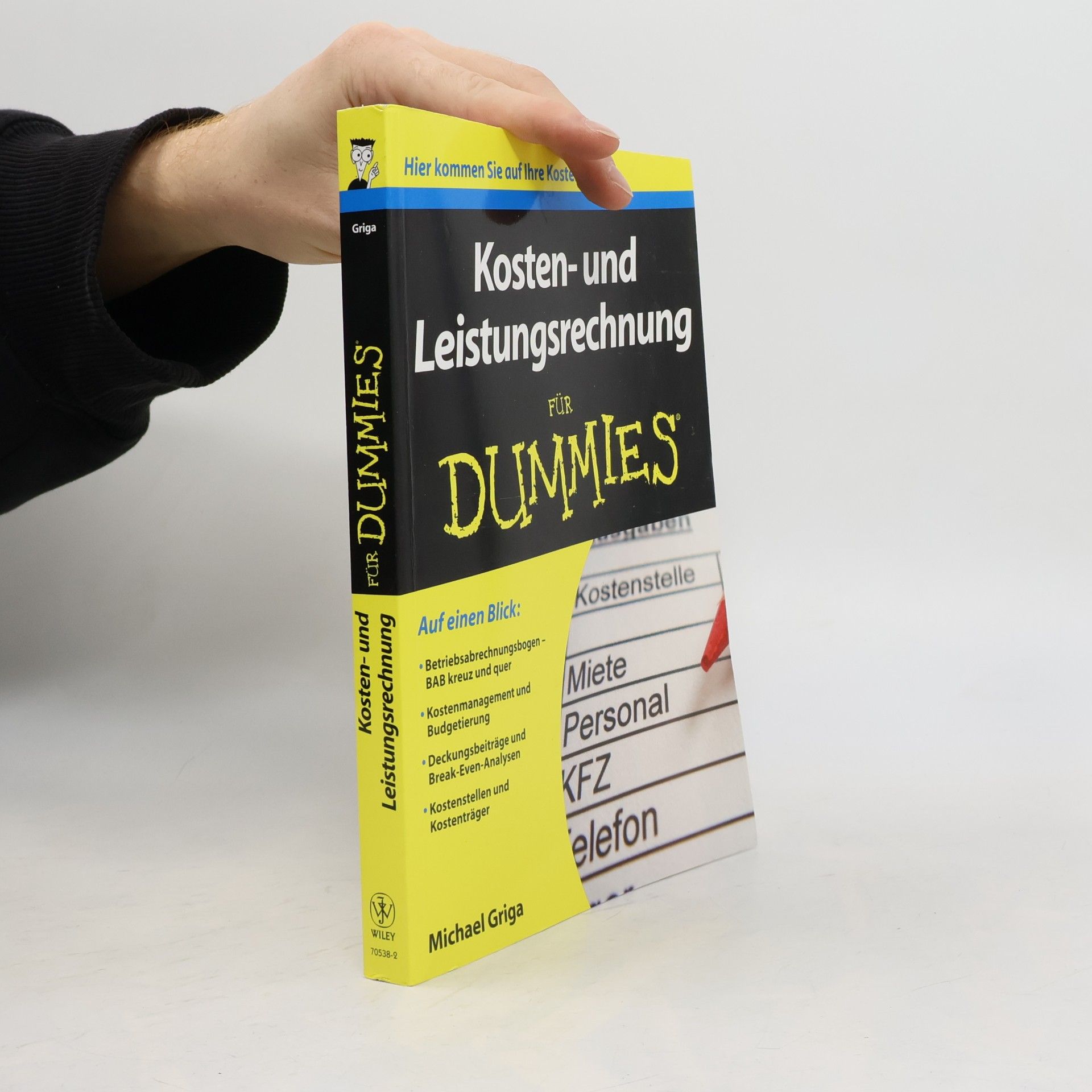 Kosten- und Leistungsrechnung für Dummies
