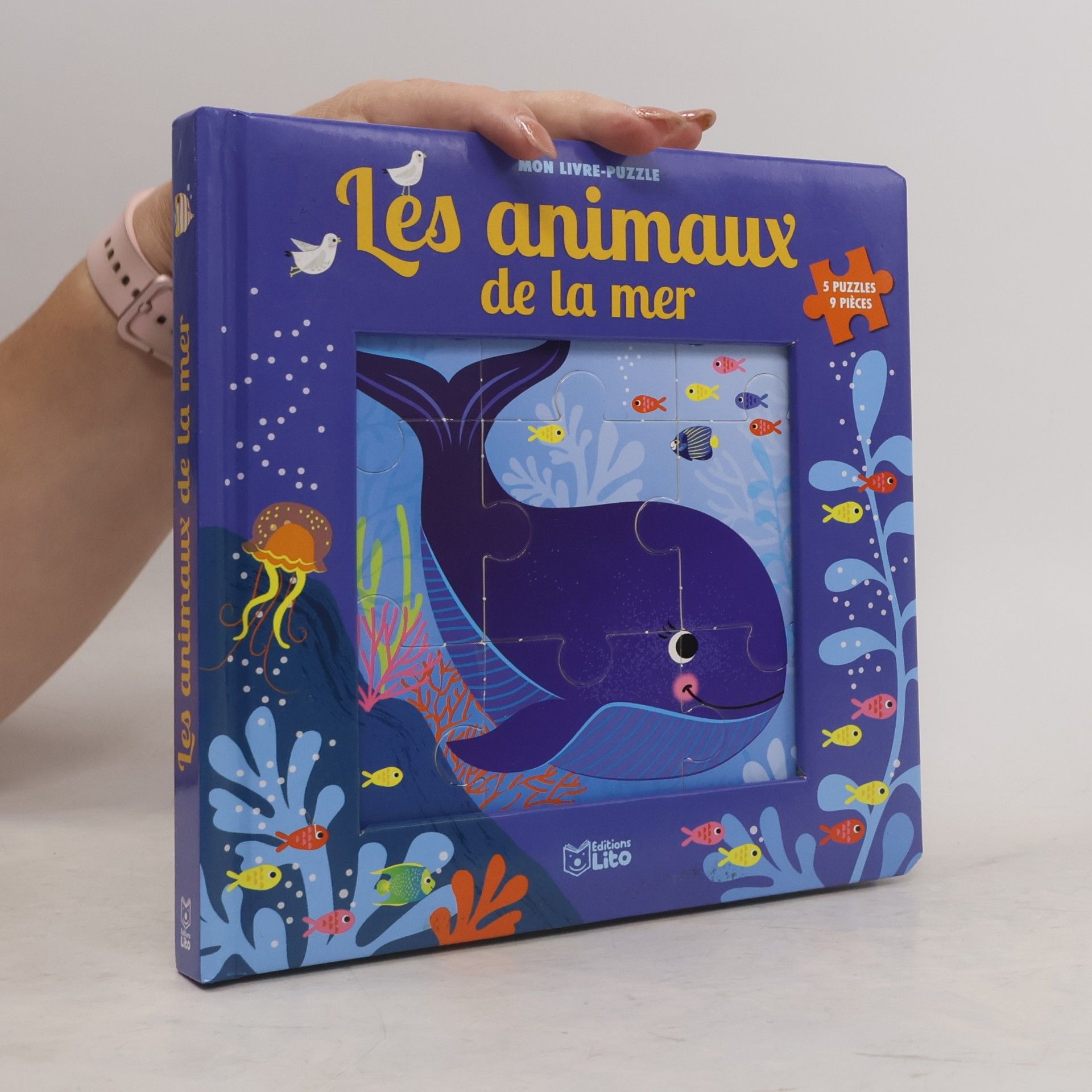 Corinne Lemerle Mon Livre-Puzzle: Les animaux de la mer