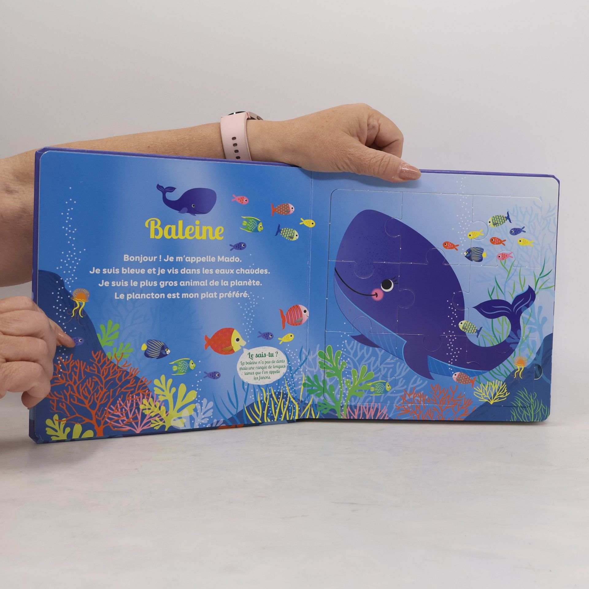Corinne Lemerle Mon Livre-Puzzle: Les animaux de la mer