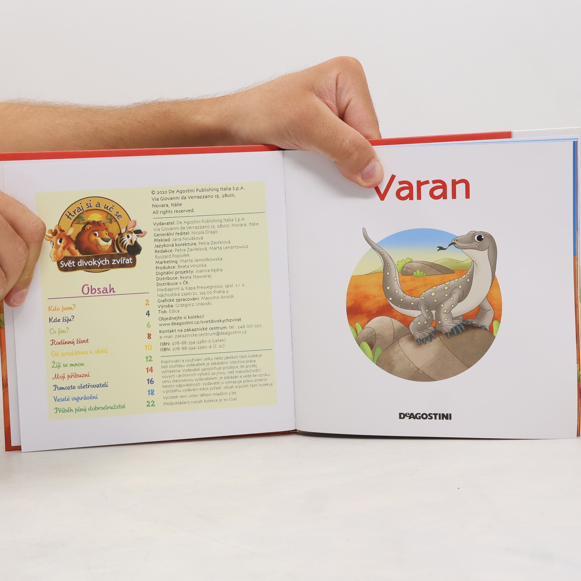 Kolektiv autorů Bydlím v savaně 21. Varan