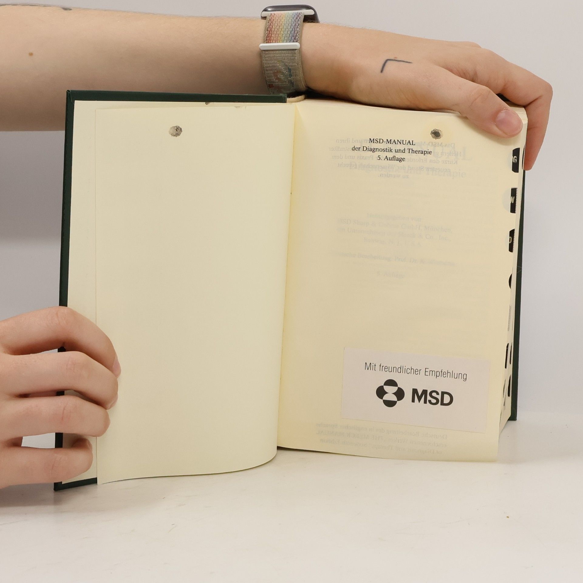 Karl Wiemann MSD - Manual der Diagnostik und Therapie