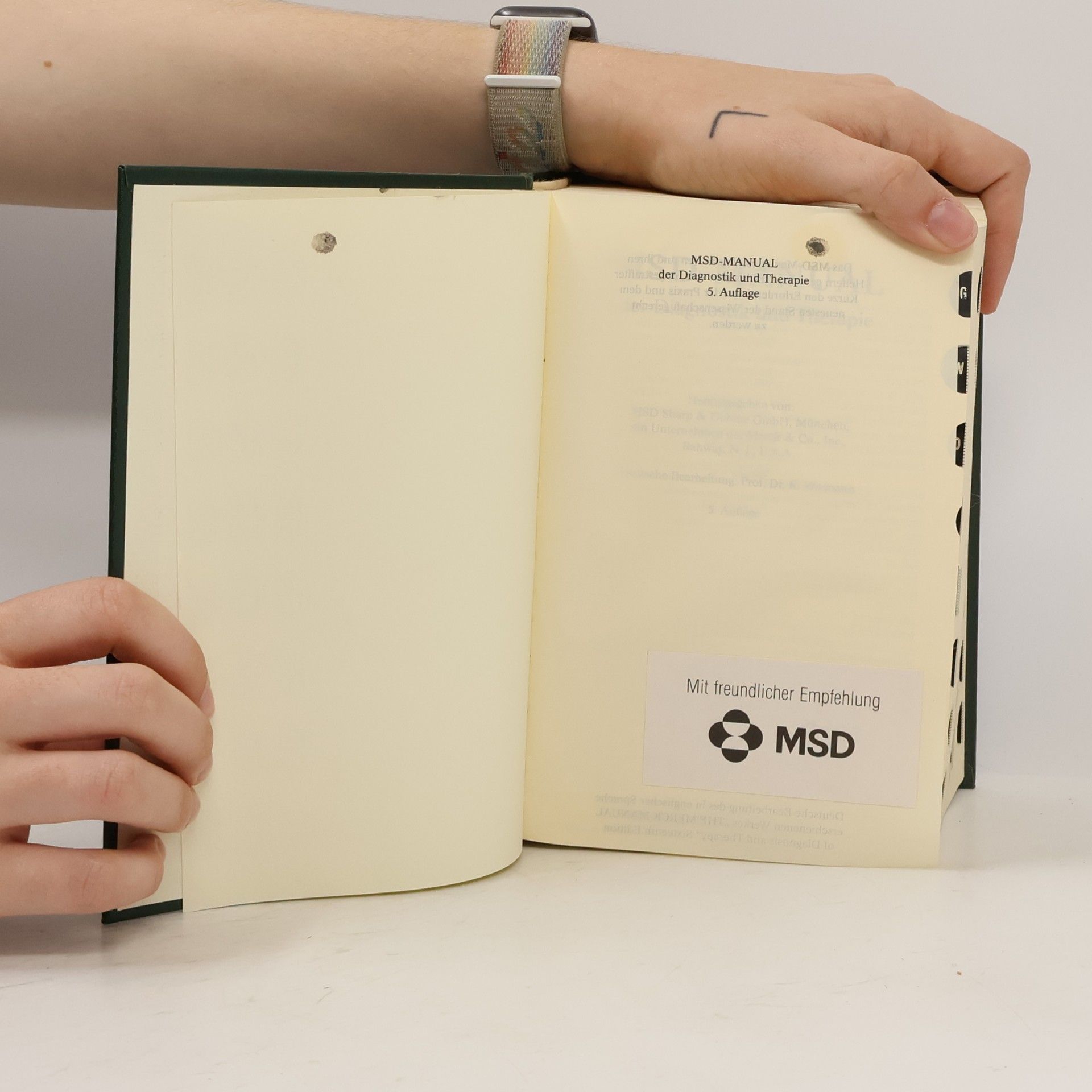 Karl Wiemann MSD - Manual der Diagnostik und Therapie