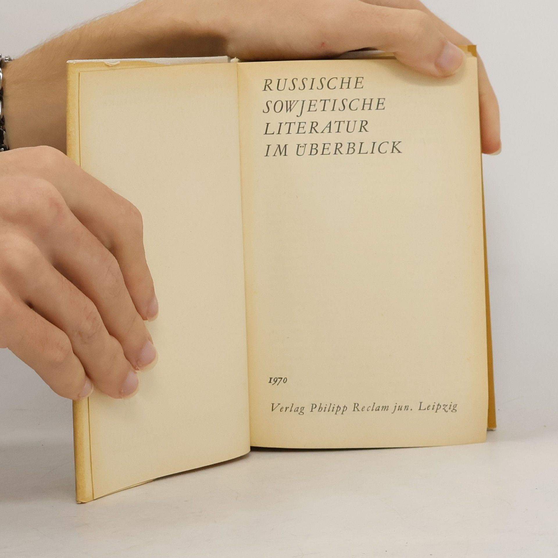 Harri Jünger Russische sowjetische Literatur im Überblick