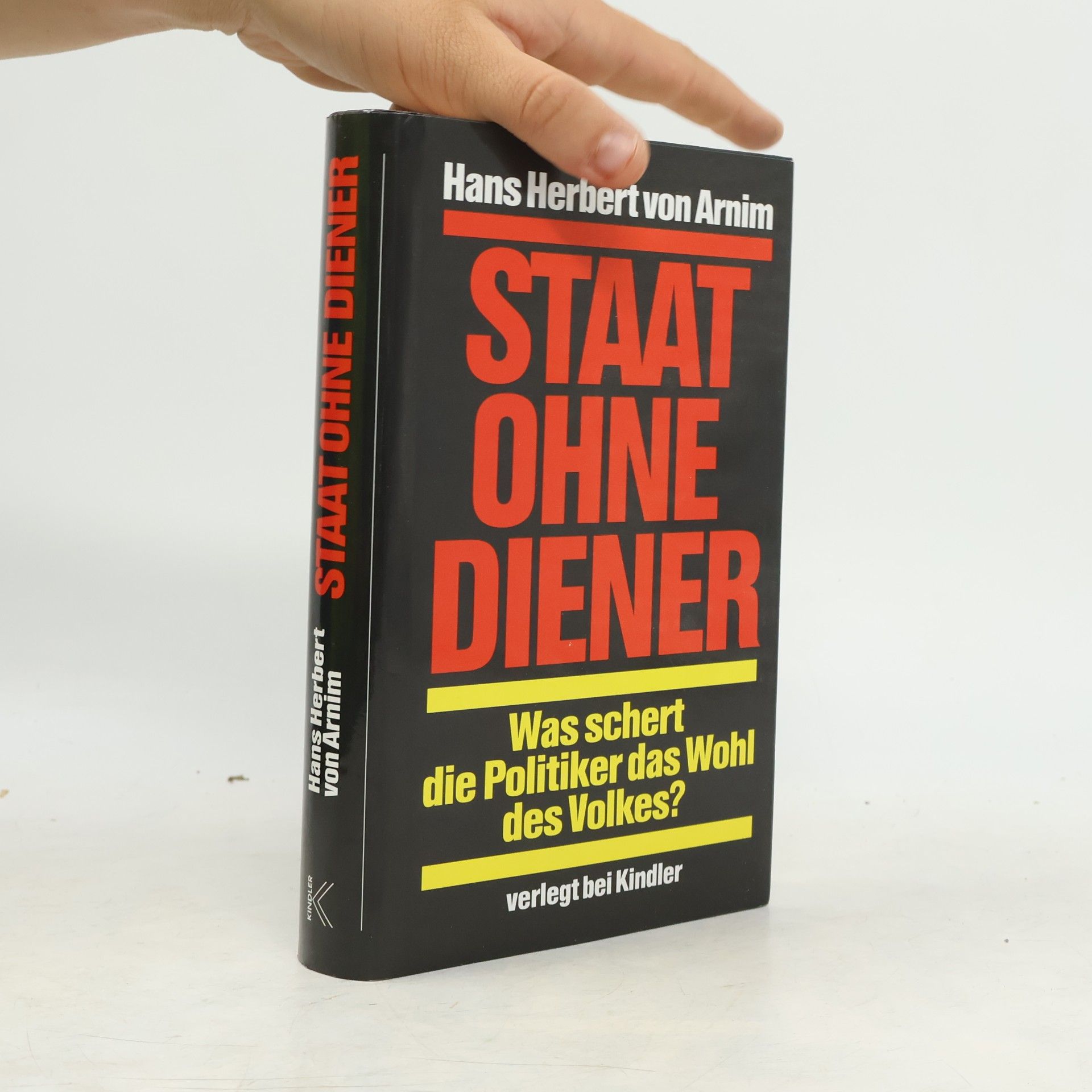 Hans Herbert von Arnim Staat ohne Diener
