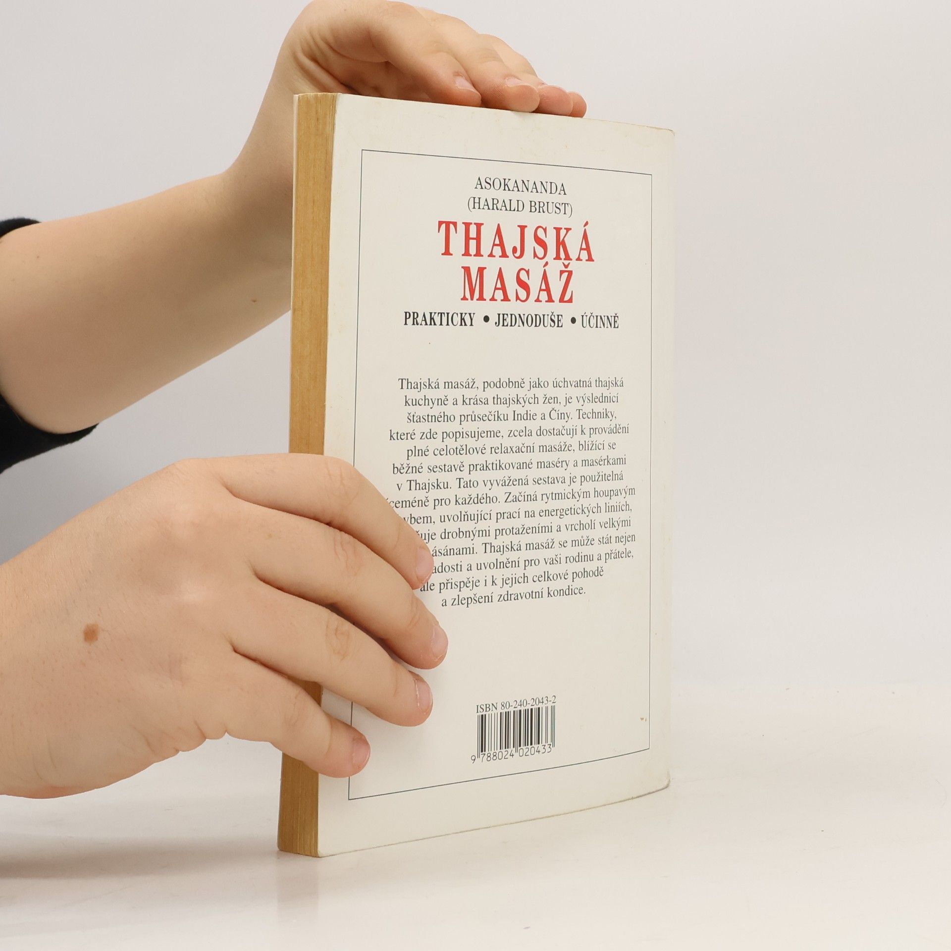 Asokananda Thajská masáž - tradiční umění