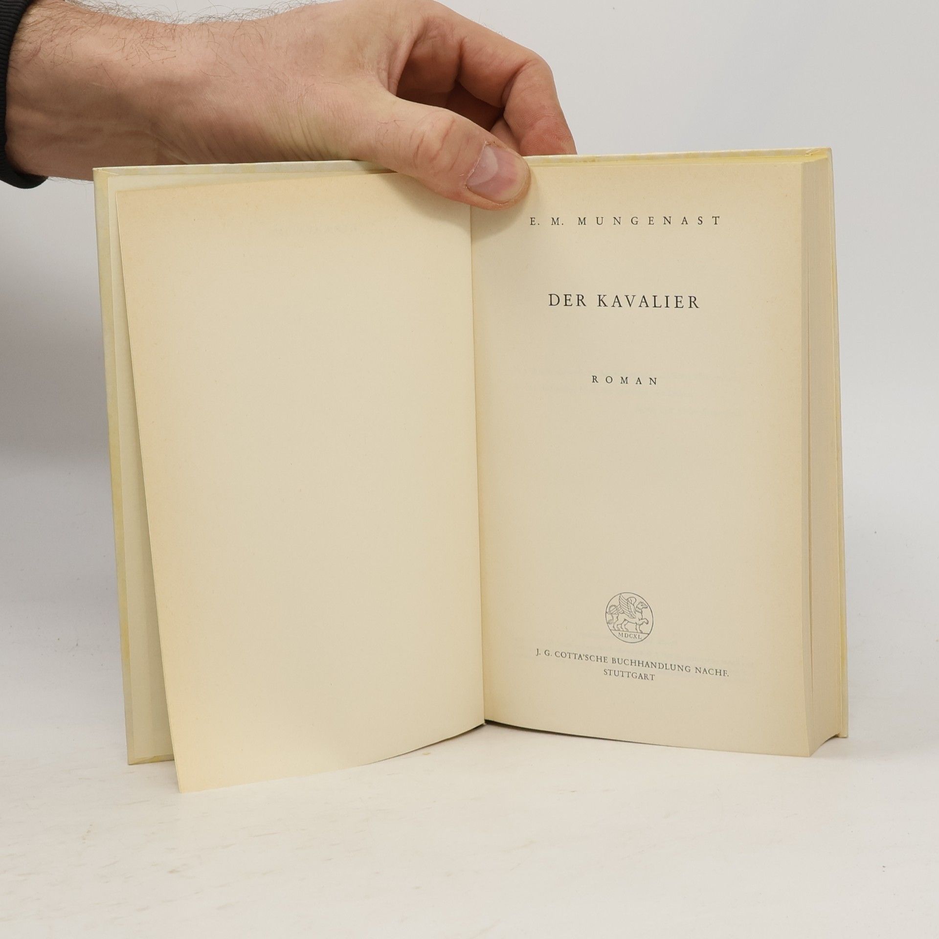 E. M. Mungenast Der Kavalier