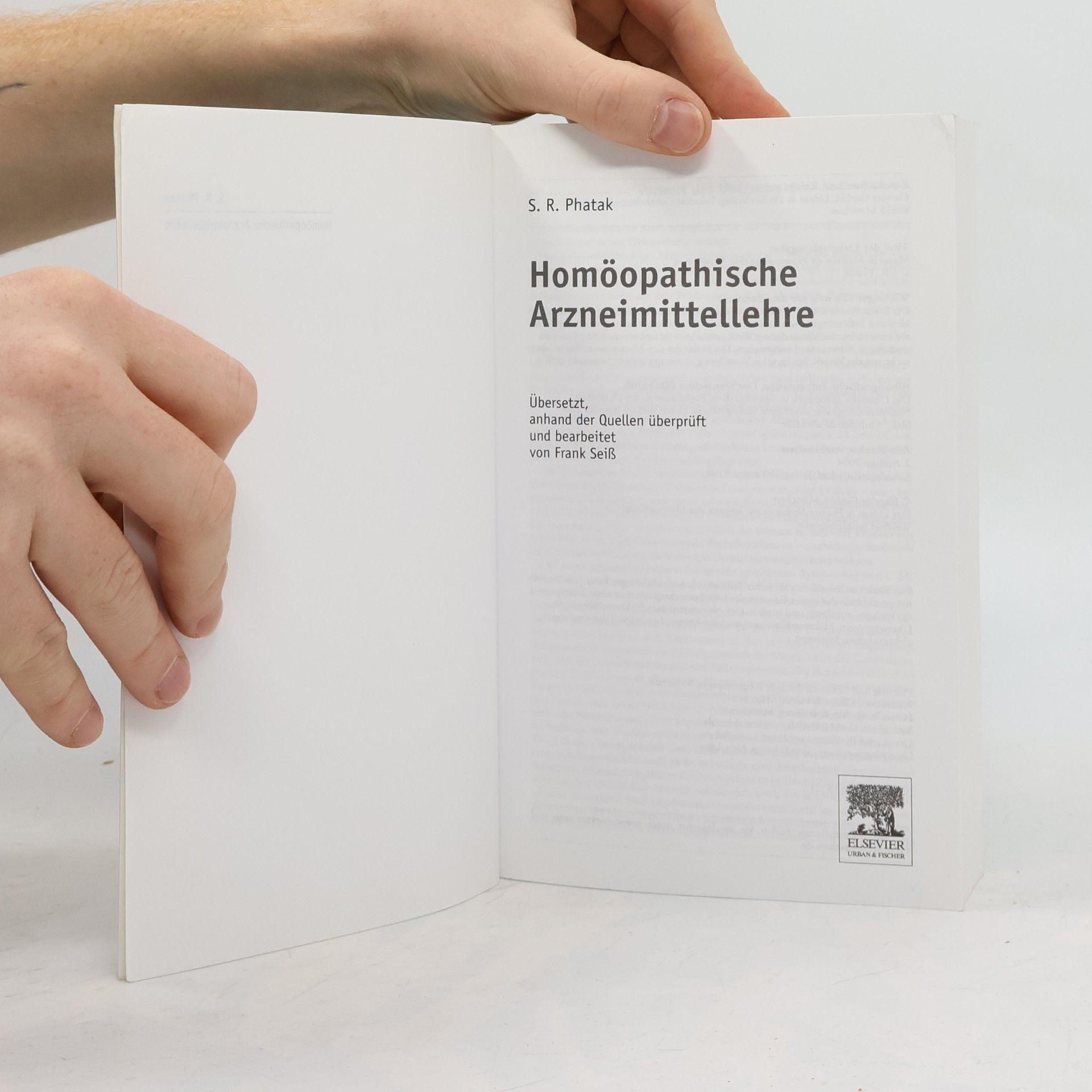 S. R. Phatak Homöopathische Arzneimittellehre