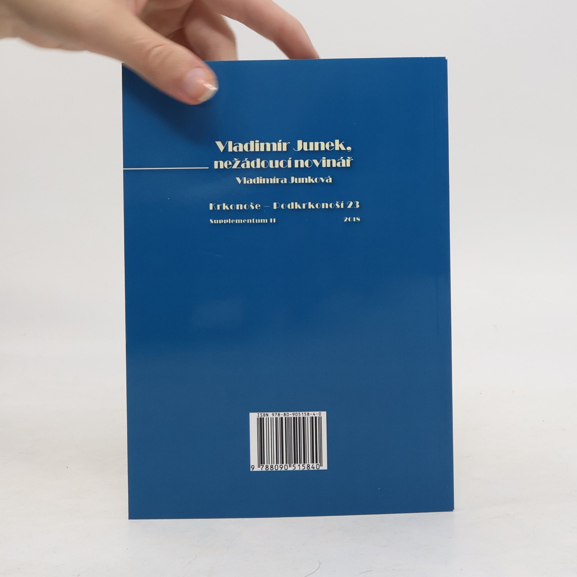 Vladimíra Junková Vladimír Junek. Nežádoucí novinář 23