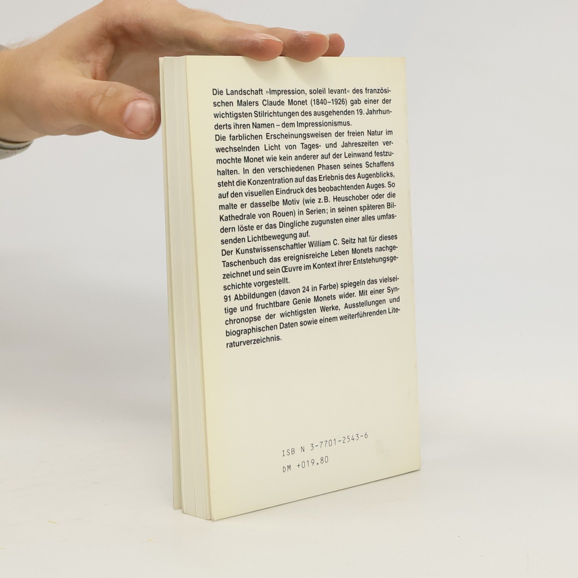 William Seitz DUMONT Taschenbücher - 239: Claude Monet