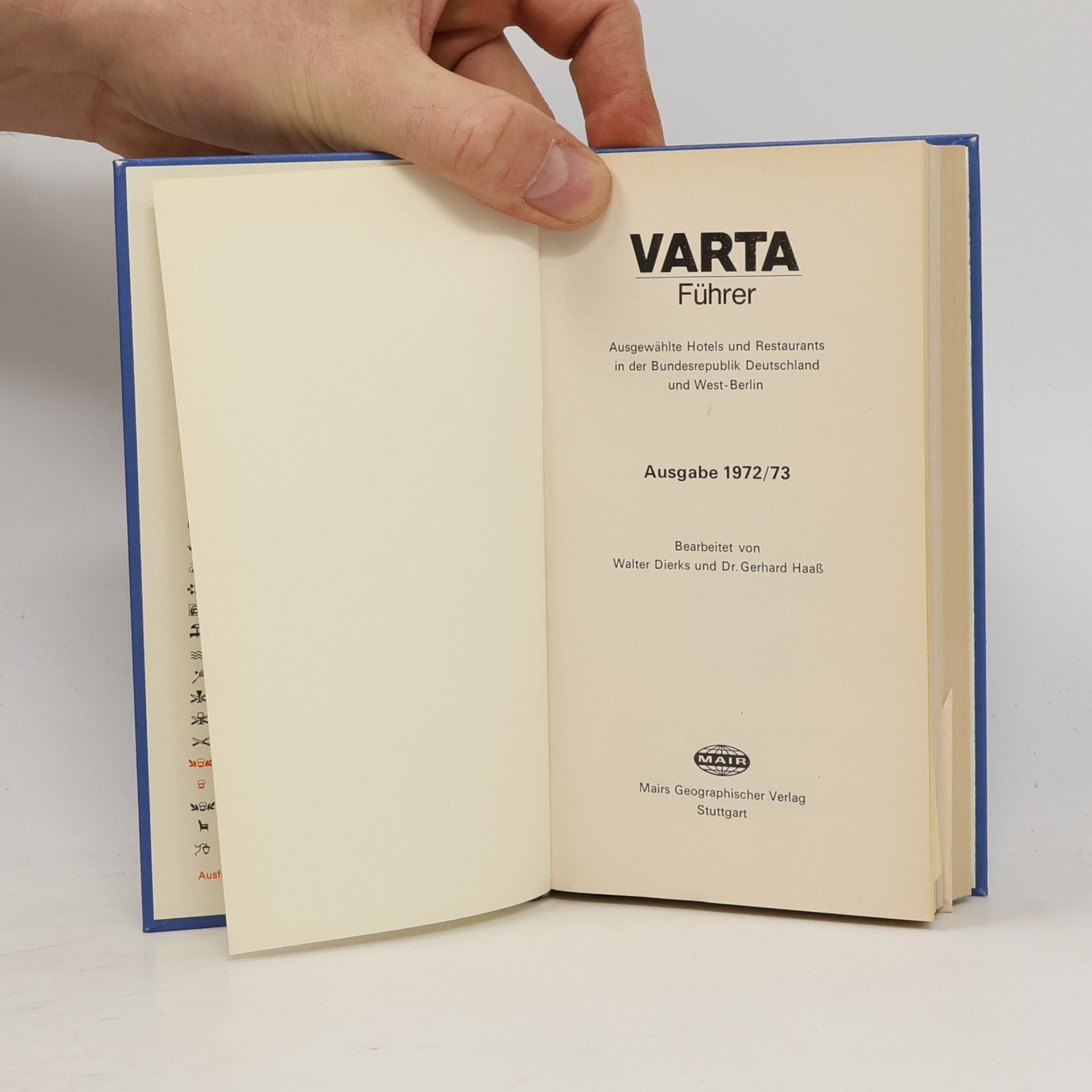Autorenkollektiv VARTA Führer. Ausgabe 1972/73