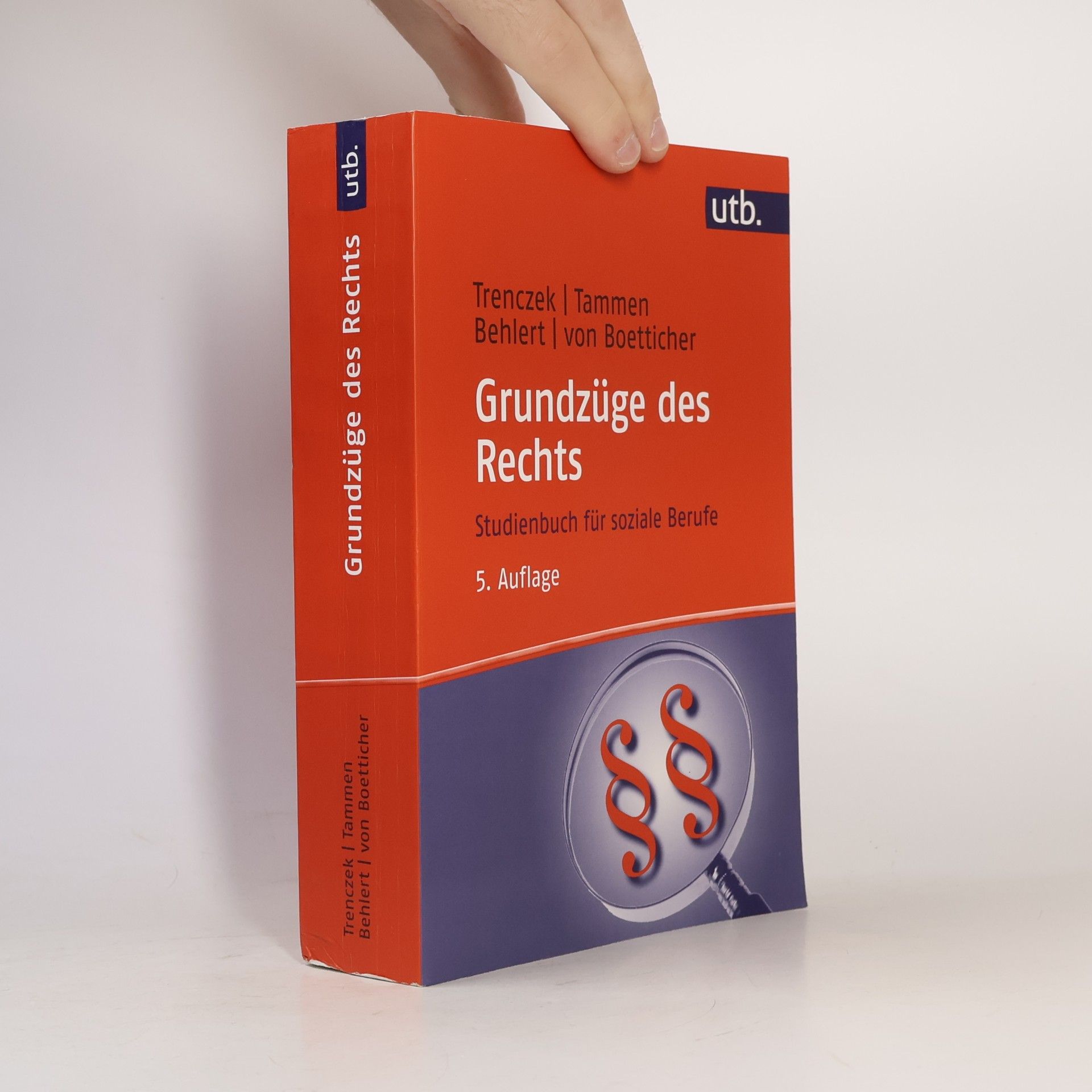Thomas Trenczek Grundzüge des Rechts