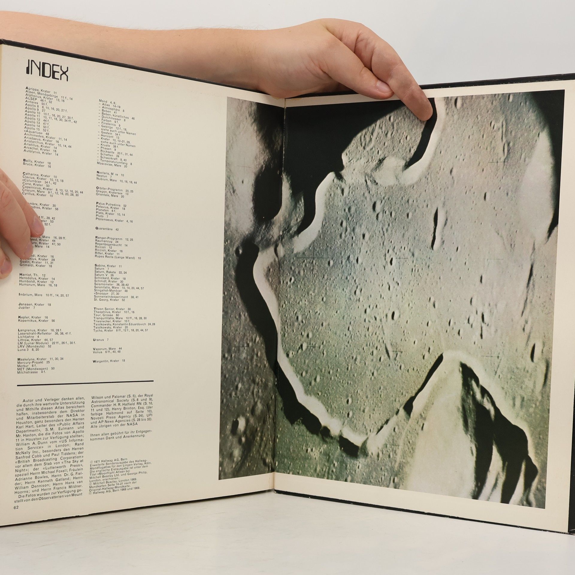 Patrich Moore Mondflug atlas