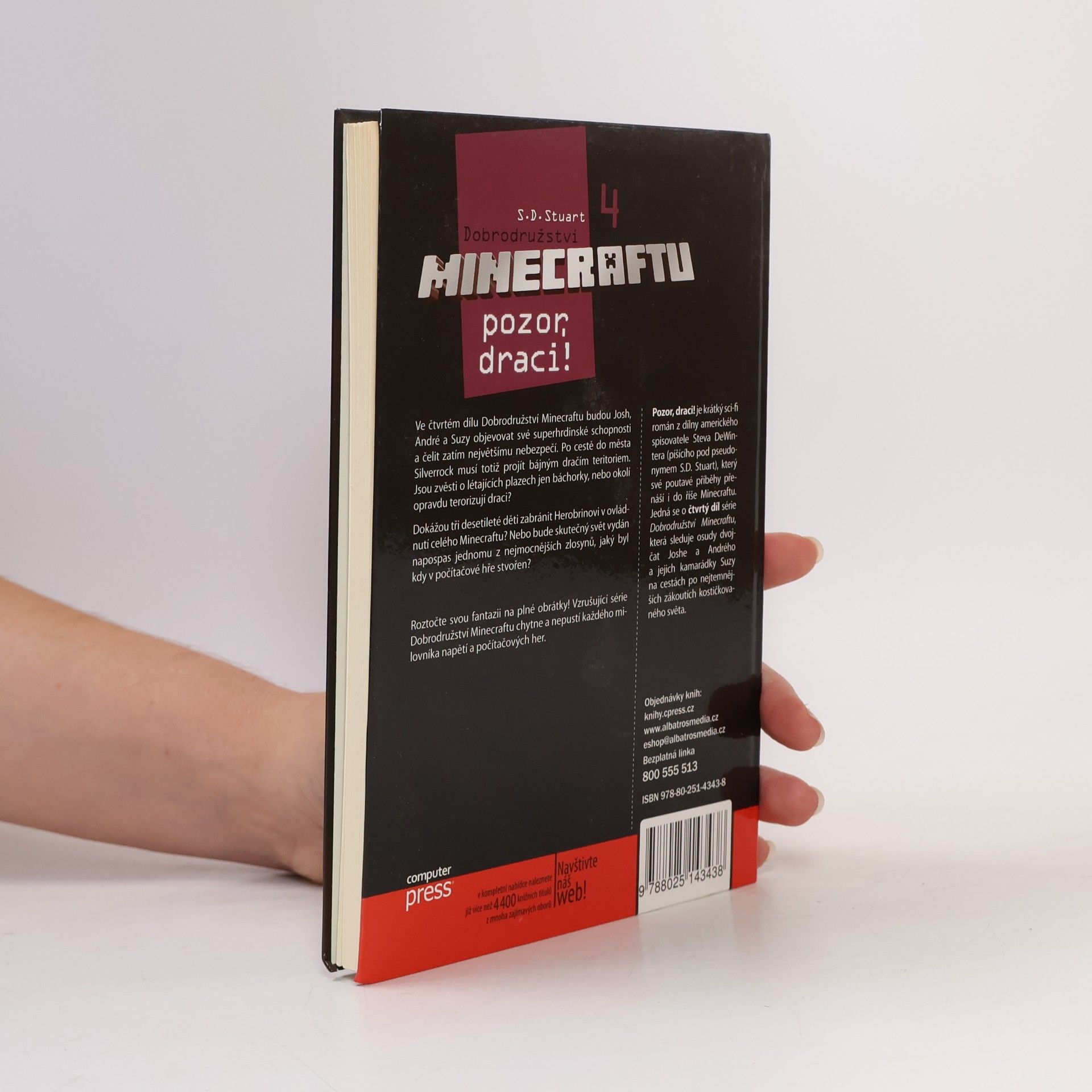 S. D. Stuart Dobrodružství Minecraftu 4. Pozor, draci!