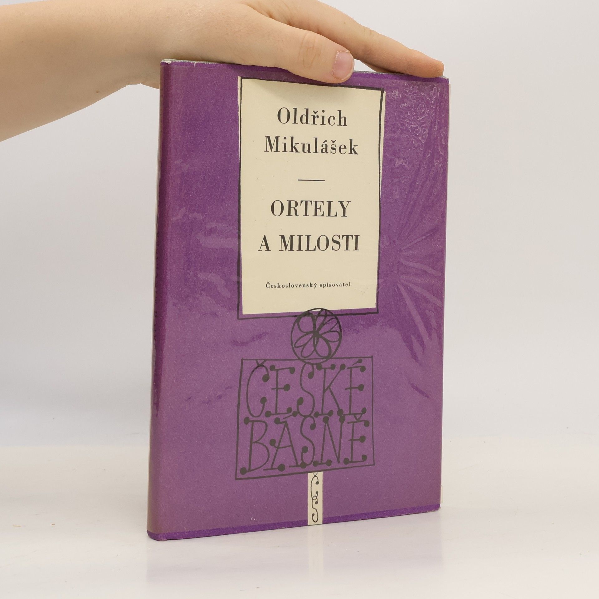 Oldřich Mikulášek Ortely a milosti: Verše z let 1946-1958