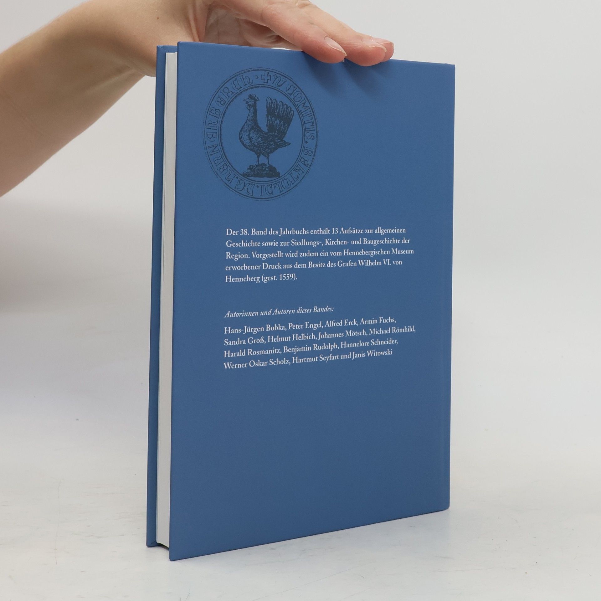 Johannes Dr. Mötsch Jahrbuch Hennebergisch-Fränkischer Geschichtsverein. 2023 - Band 38