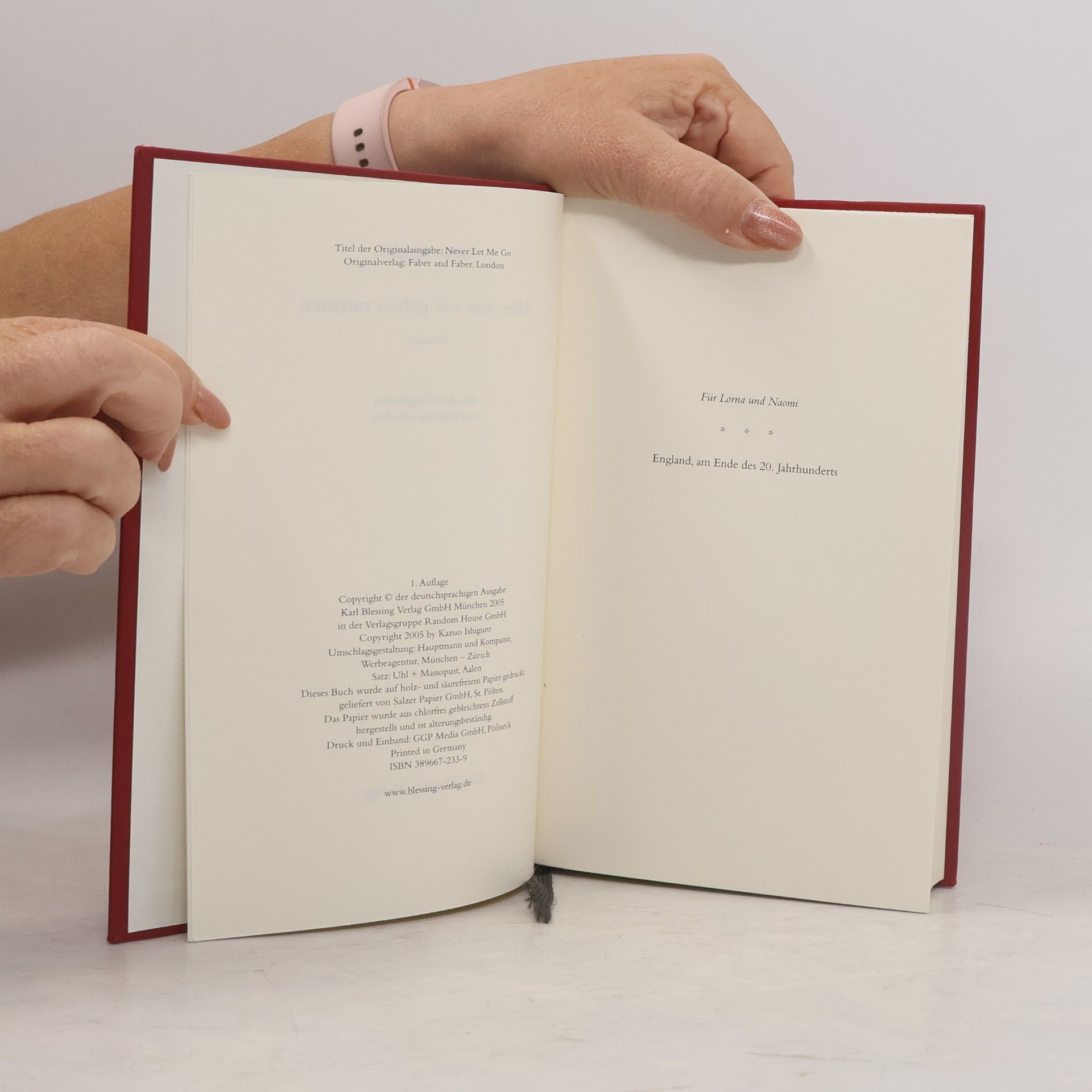 Kazuo Ishiguro Alles, was wir geben mussten