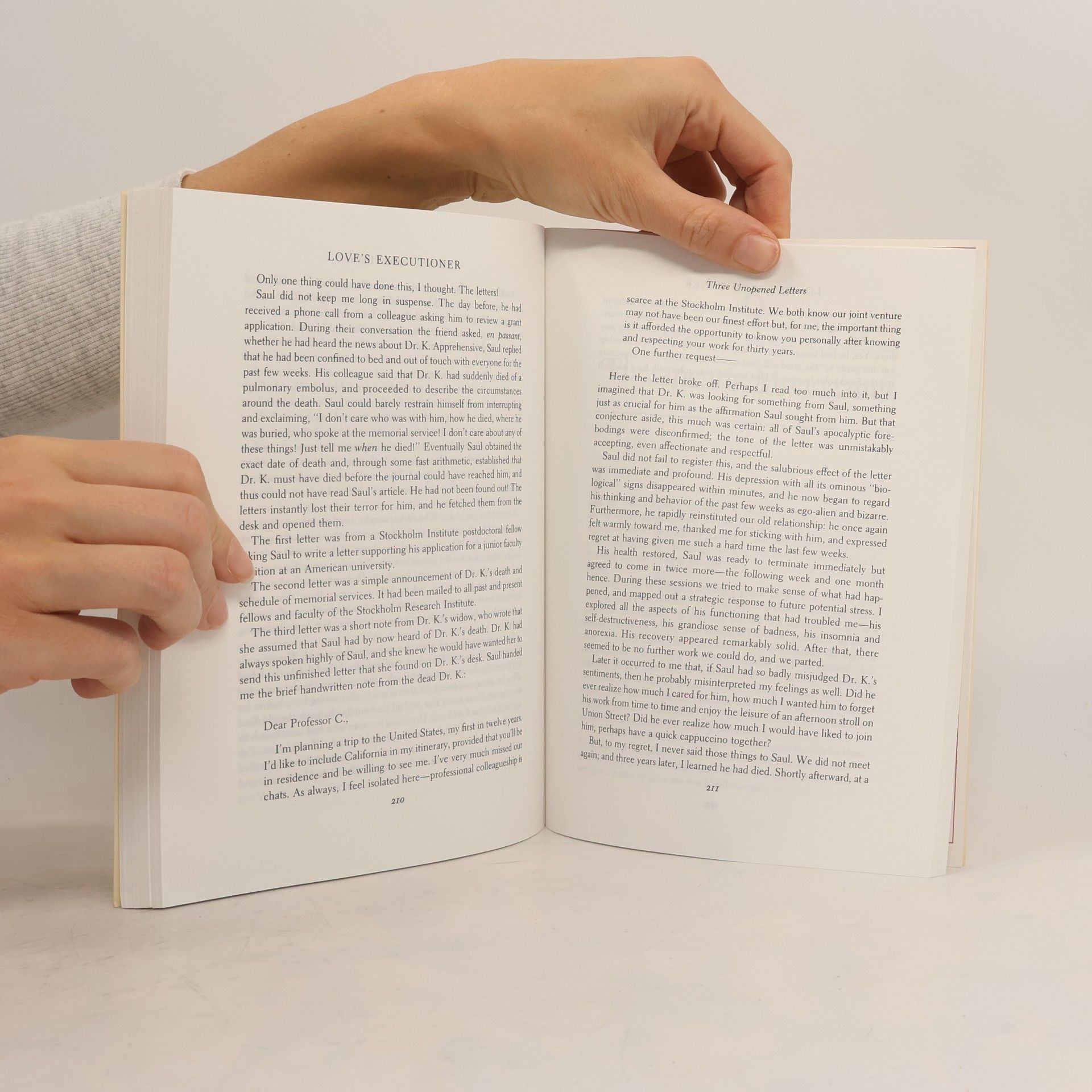 Irvin D. Yalom Love's Executioner, And Other Tales Of Psychotherapy