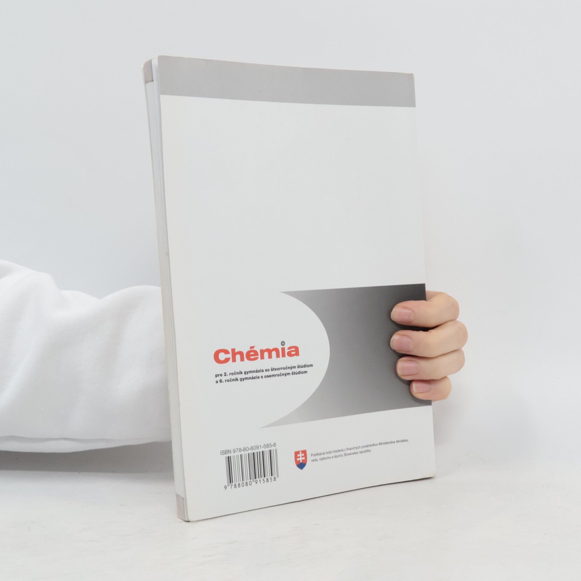 Various authors Chémia pre 2. ročník gymnázia so štvorročným štúdiom a 6. ročník gymnázia s osemročným štúdiom