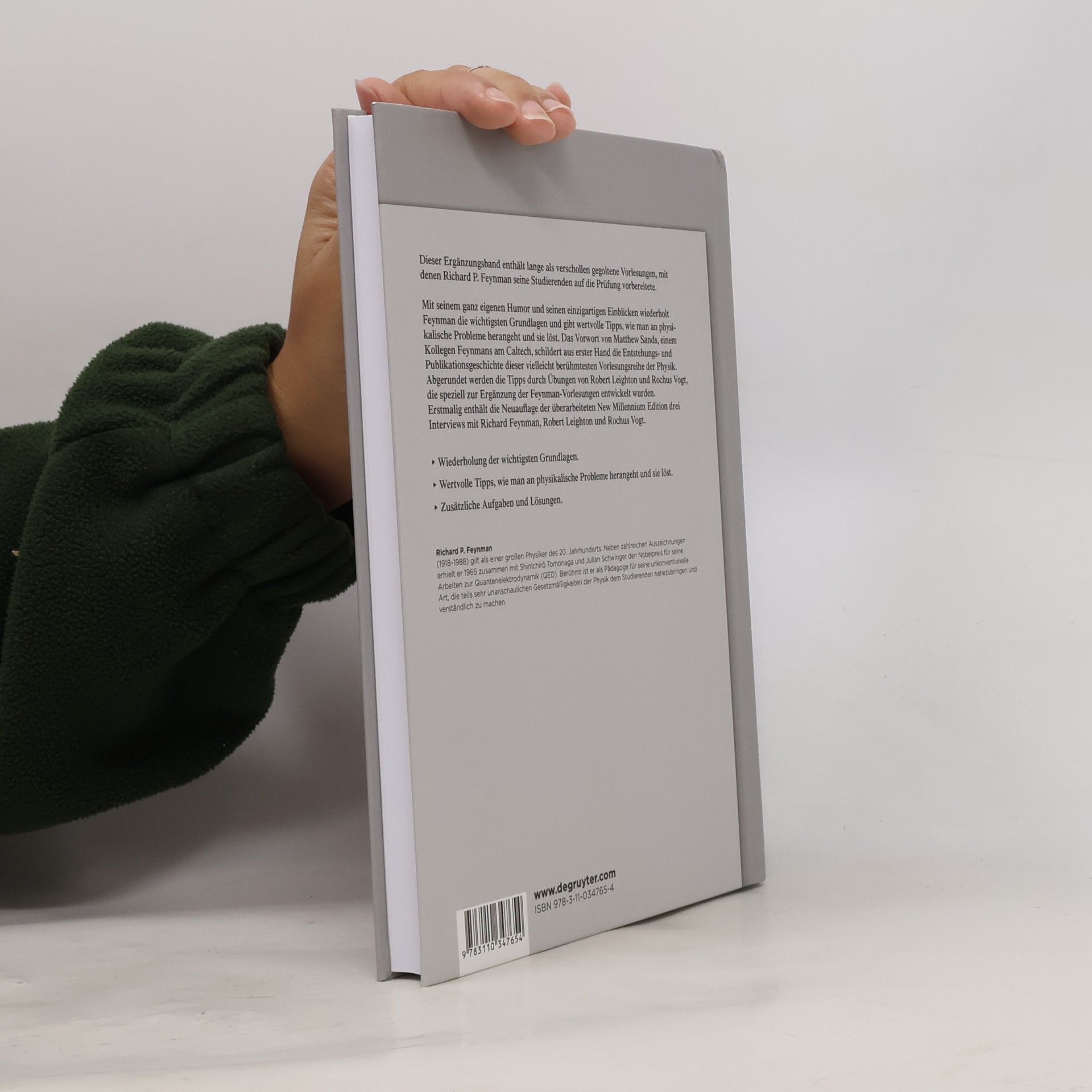 Richard Feynman De Gruyter Studium: Tipps zur Physik