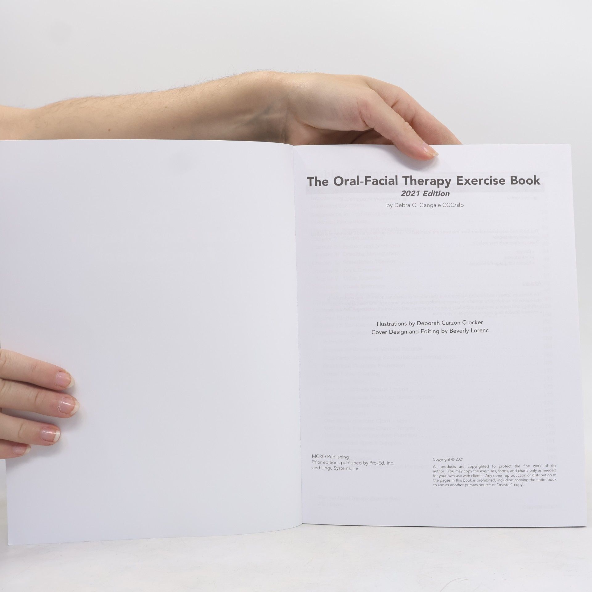 Debra C. Gangale The Oral-Facial Therapy Exercise Book