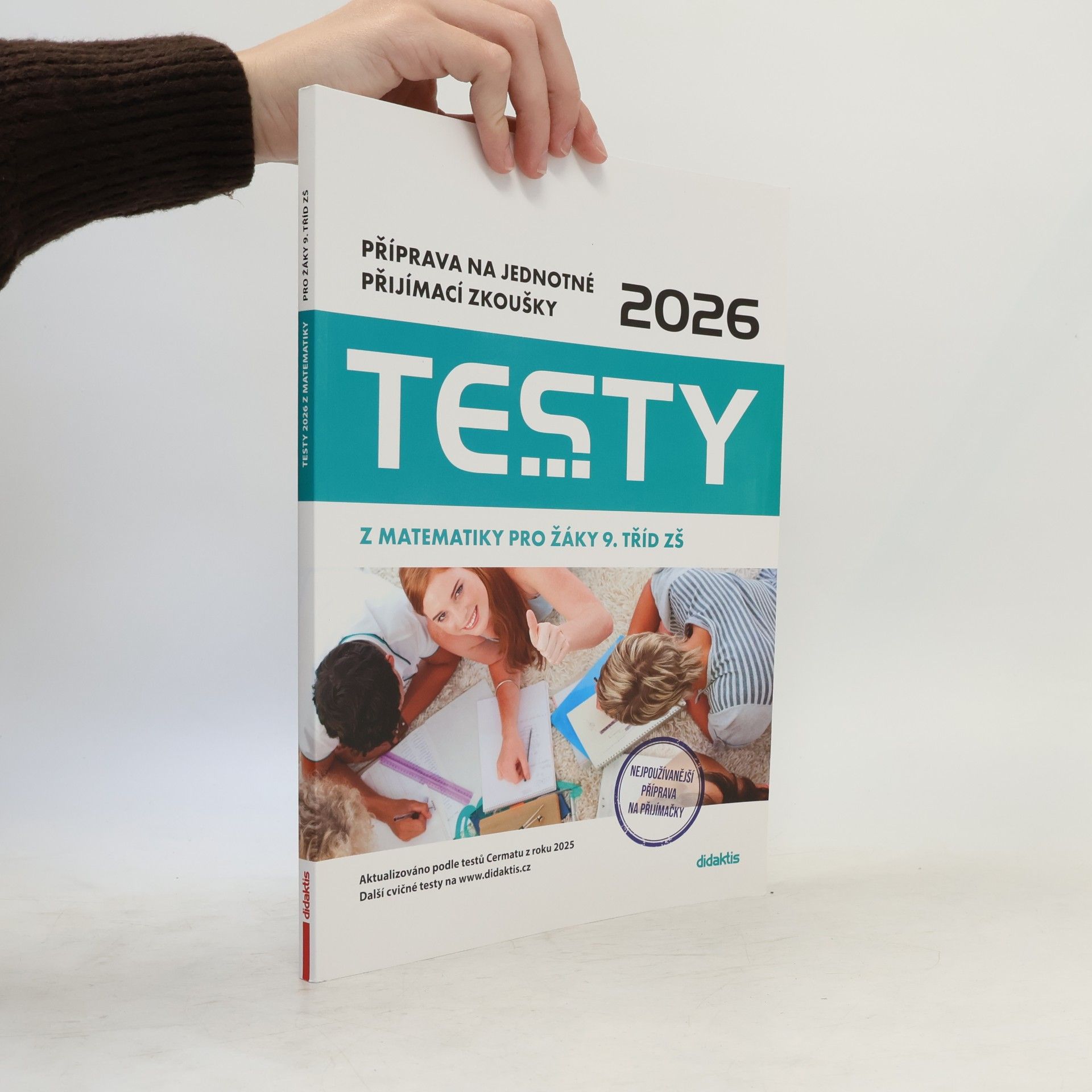 kolektiv Testy 2026 z matematiky pro žáky 9. tříd ZŠ : příprava na jednotné přijímací zkoušky