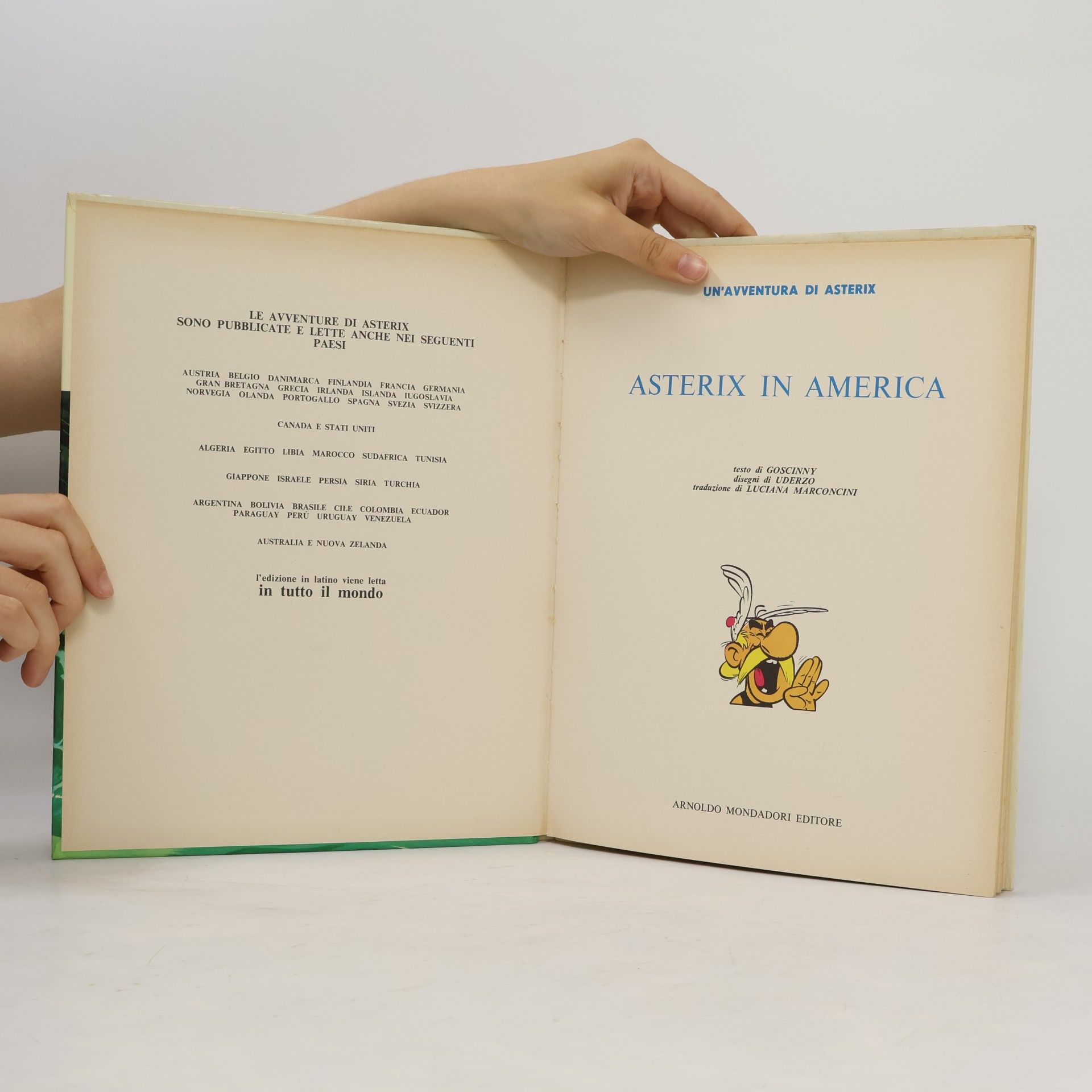 Albert Uderzo Asterix in America