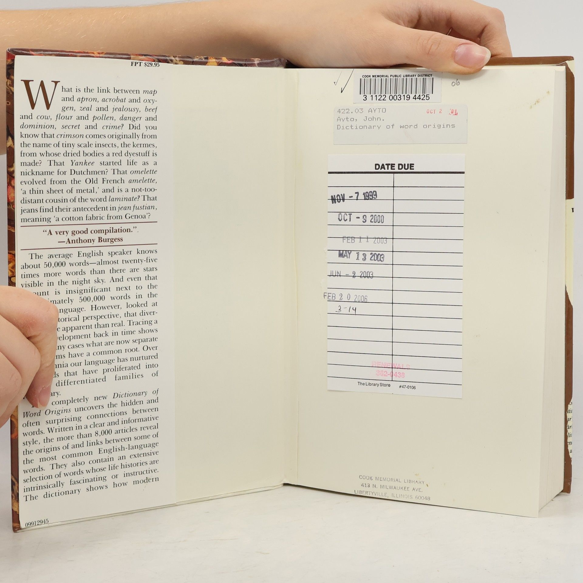 John Ayto Dictionary of Word Origins
