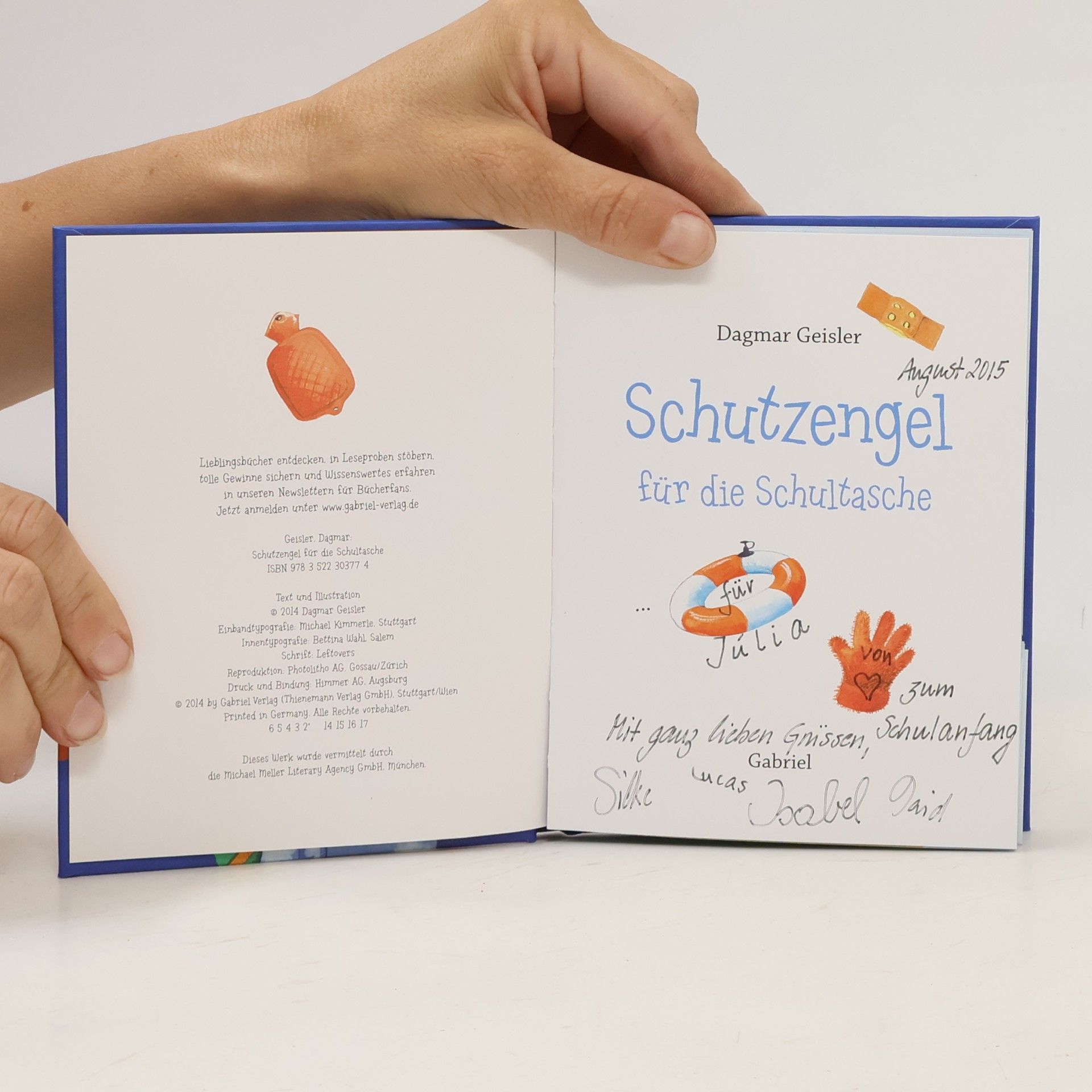 Dagmar Geisler Schutzengel für die Schultasche
