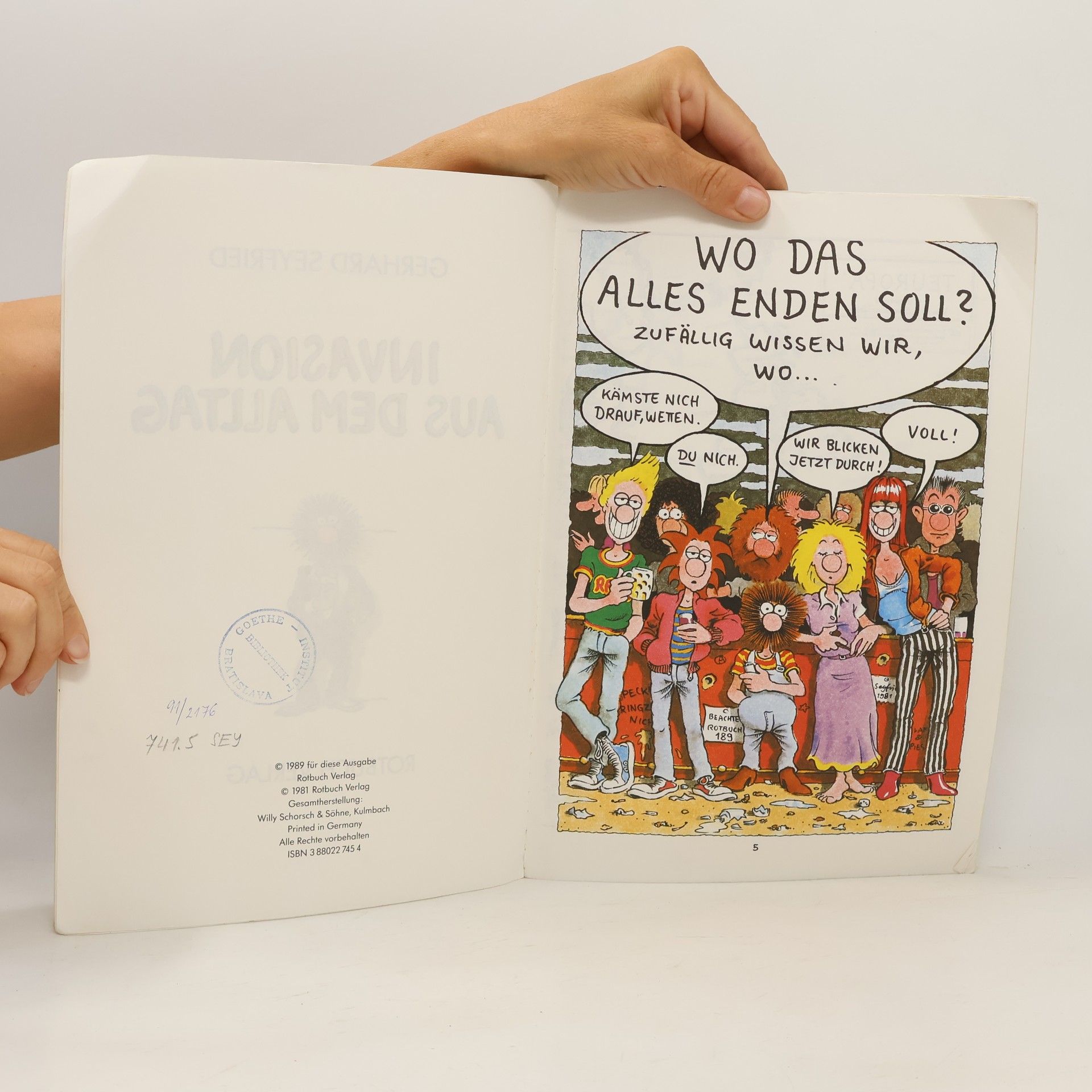 Gerhard Seyfried Invasion aus dem Alltag. Comics