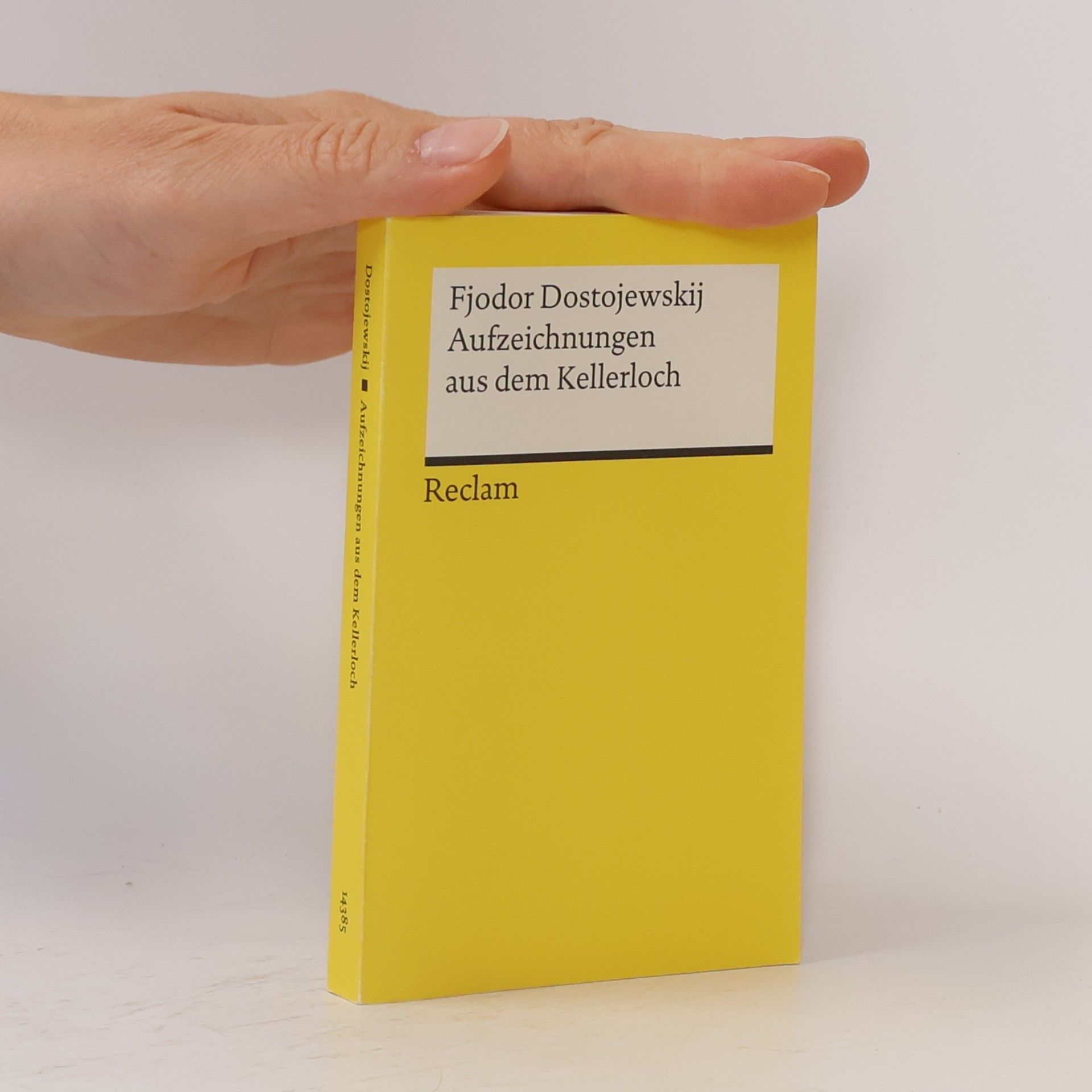 Fjodor Michailowitsch Dostojewski Aufzeichnungen aus dem Kellerloch