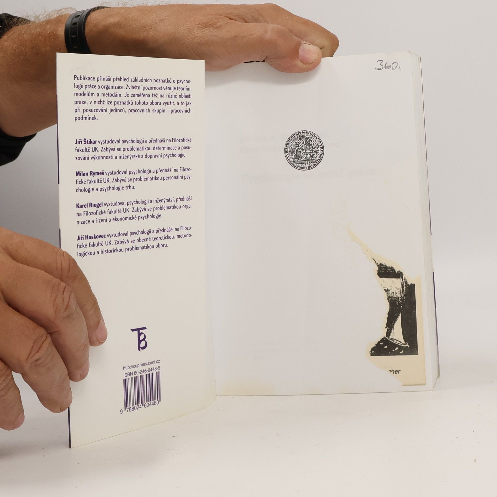Jiří Štikar Psychologie ve světě práce