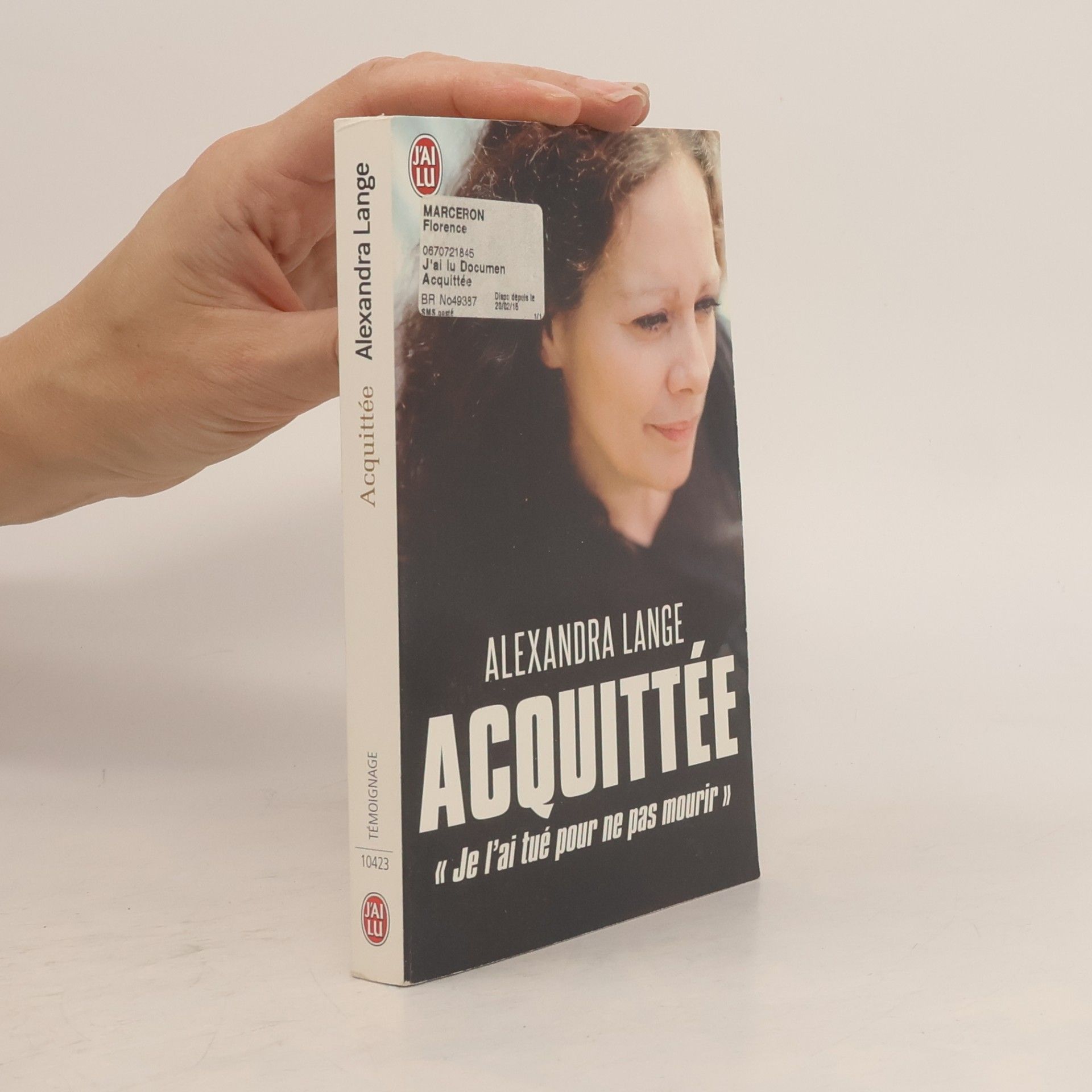 Alexandra Lange Acquittée