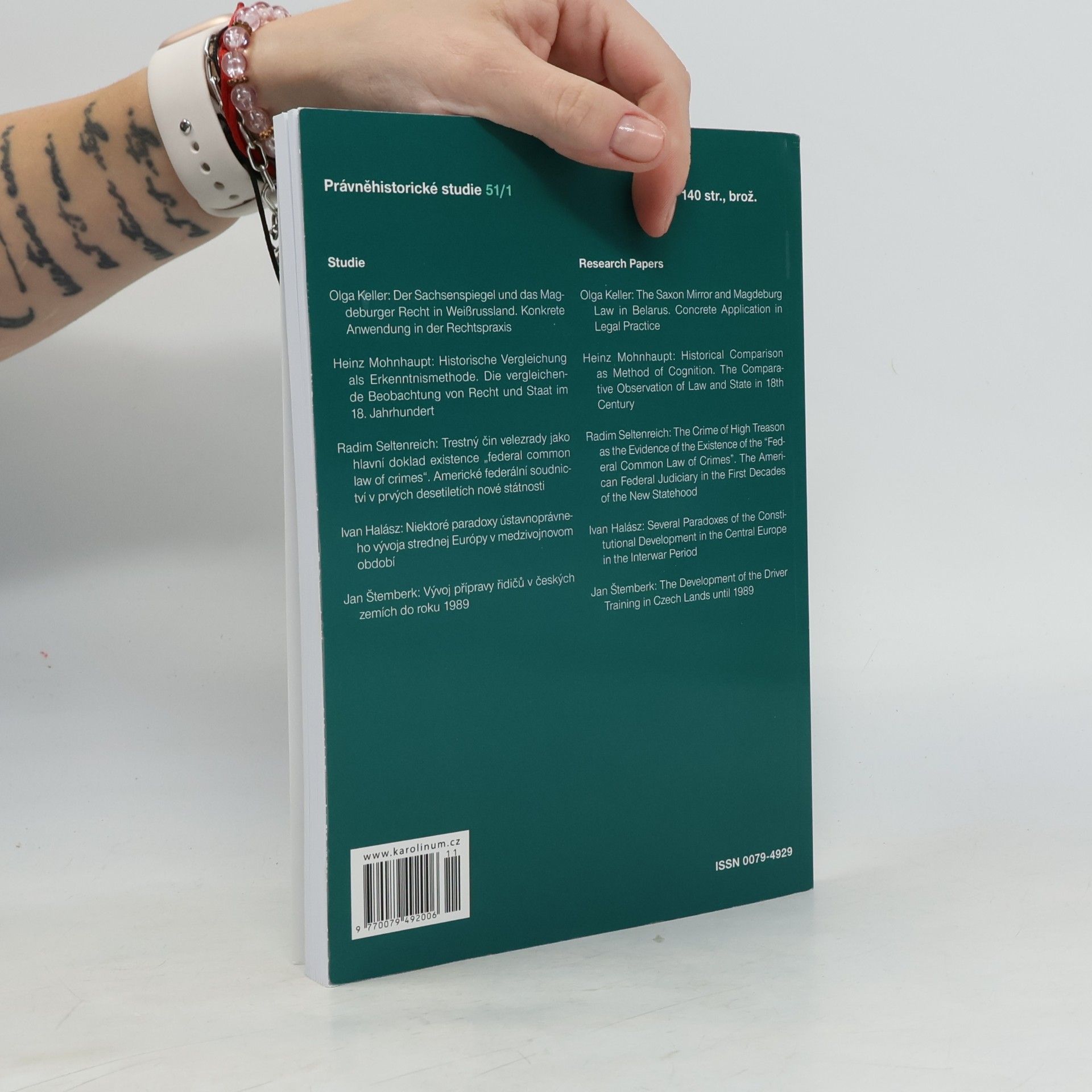 kolektiv Právněhistorické studie 51/1