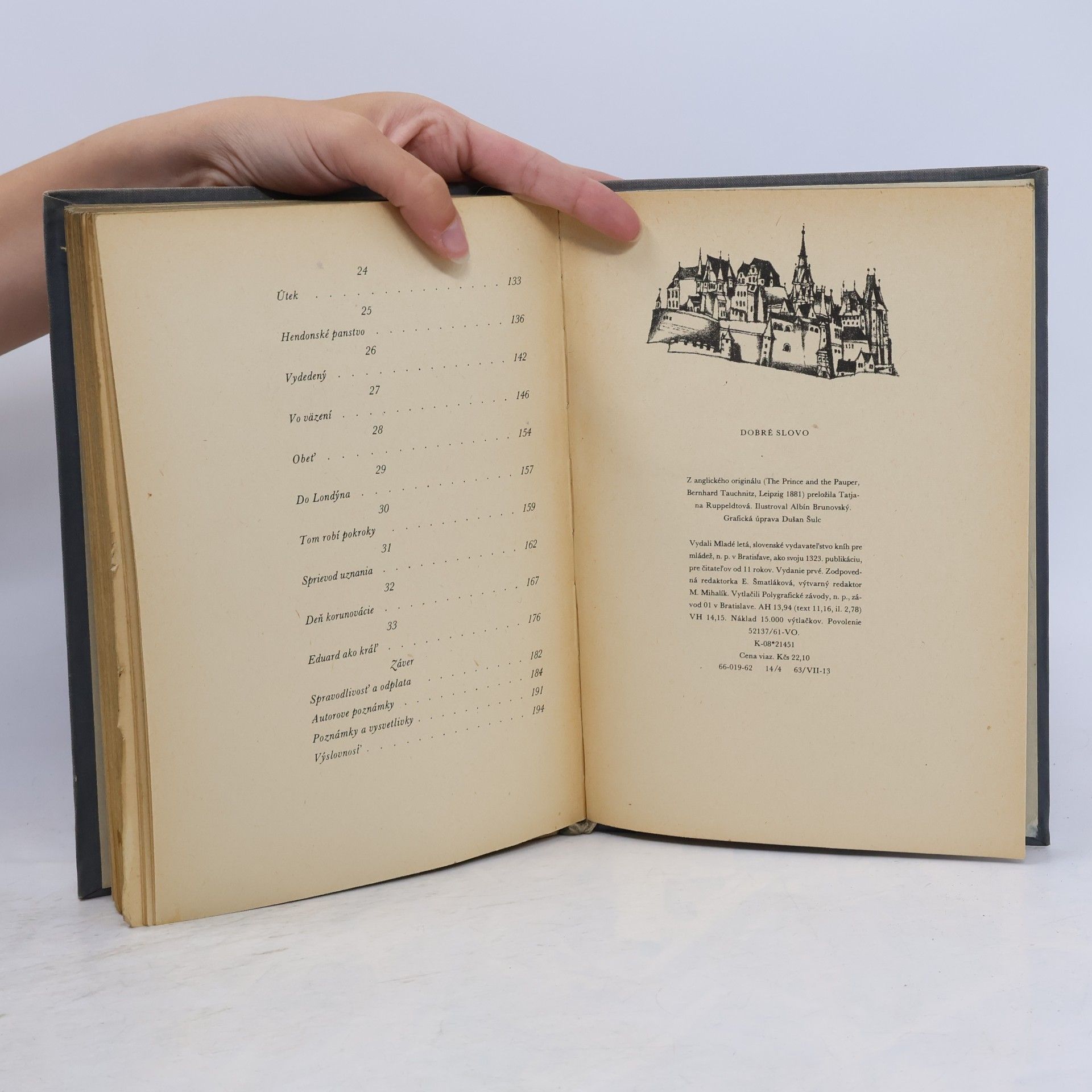 Mark Twain Princ a bedár