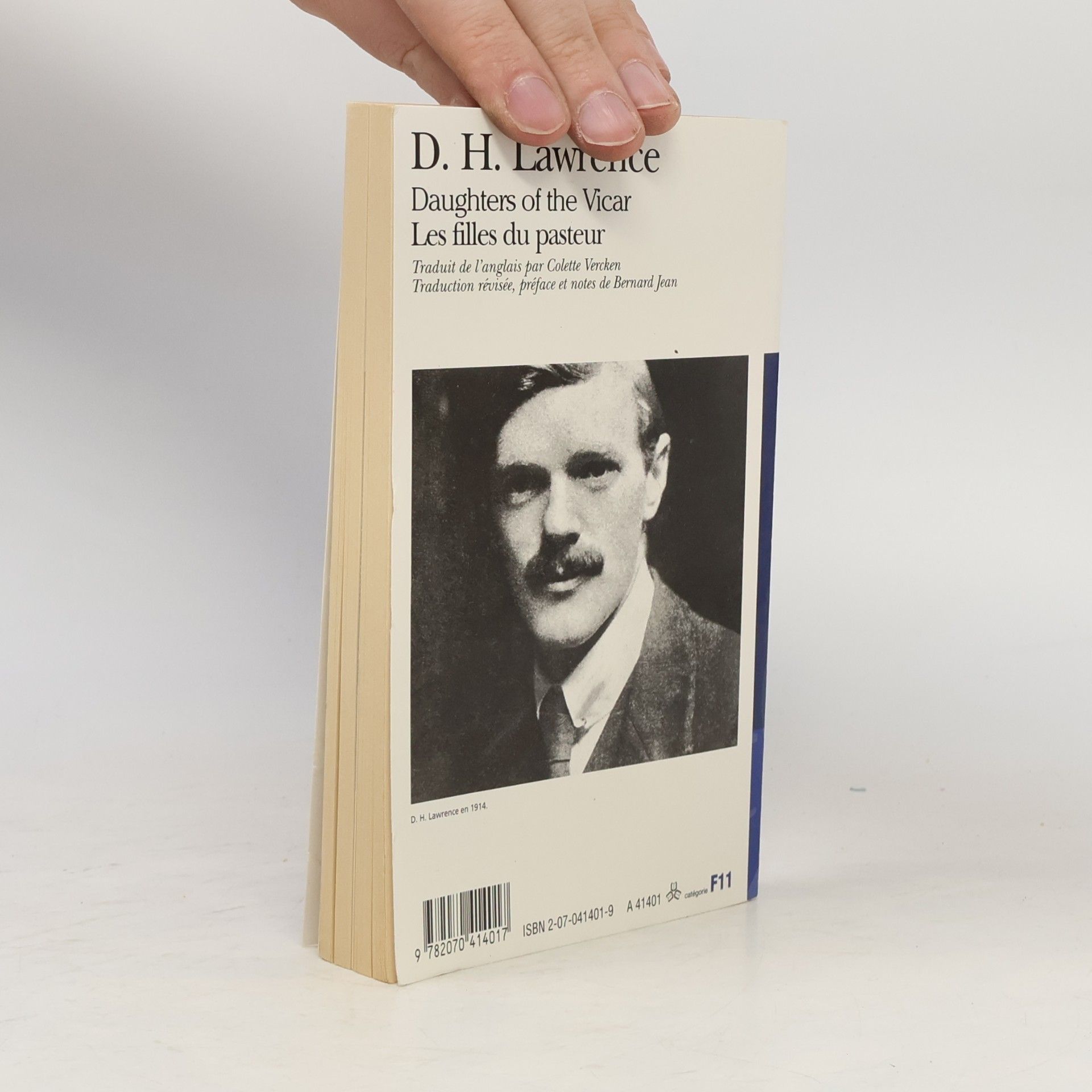 D. H. Lawrence Folio - 96: Les Filles du pasteur/Daughters of the Vicar - Bilingue