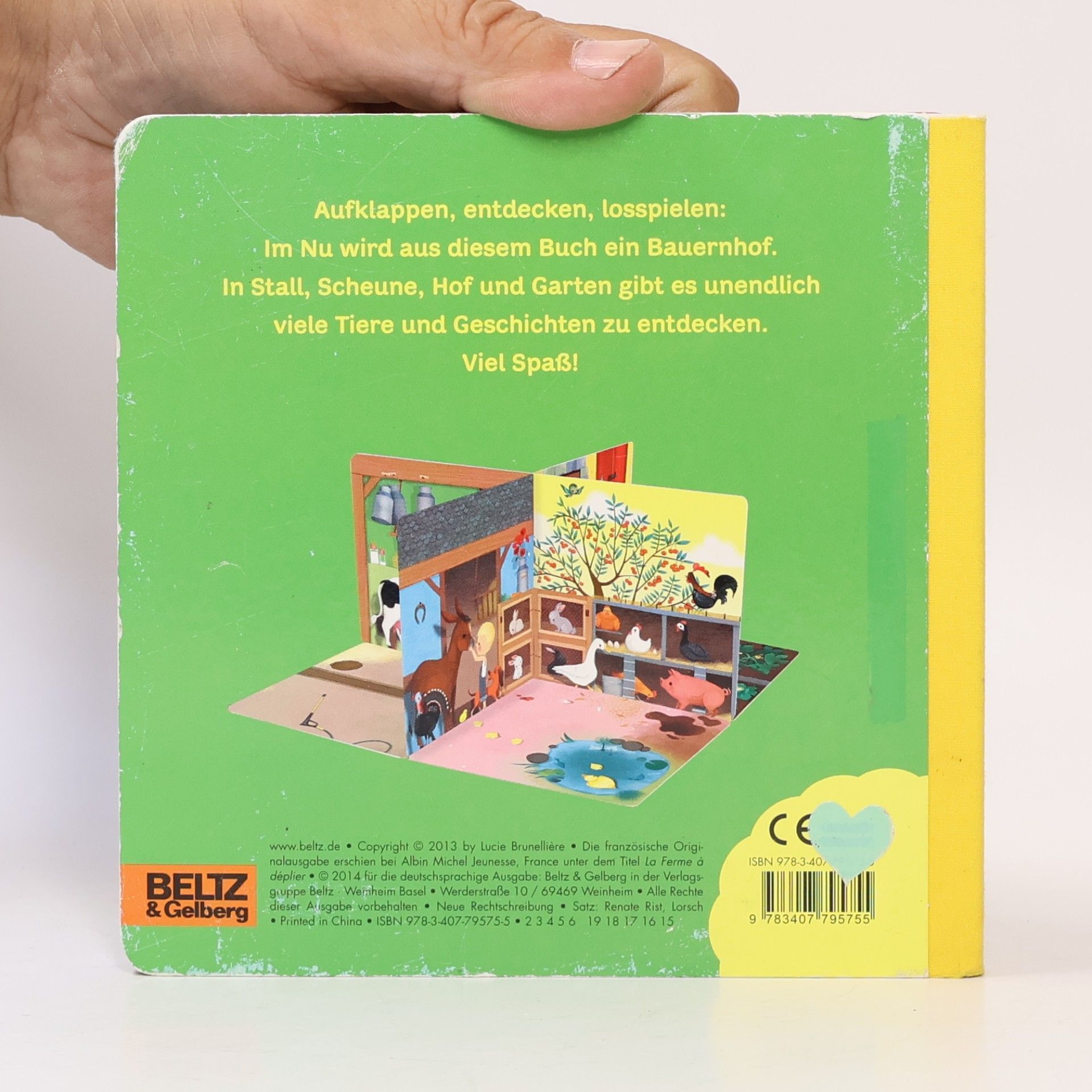Lucie Brunellière Unser Bauernhof zum Aufklappen und Spielen
