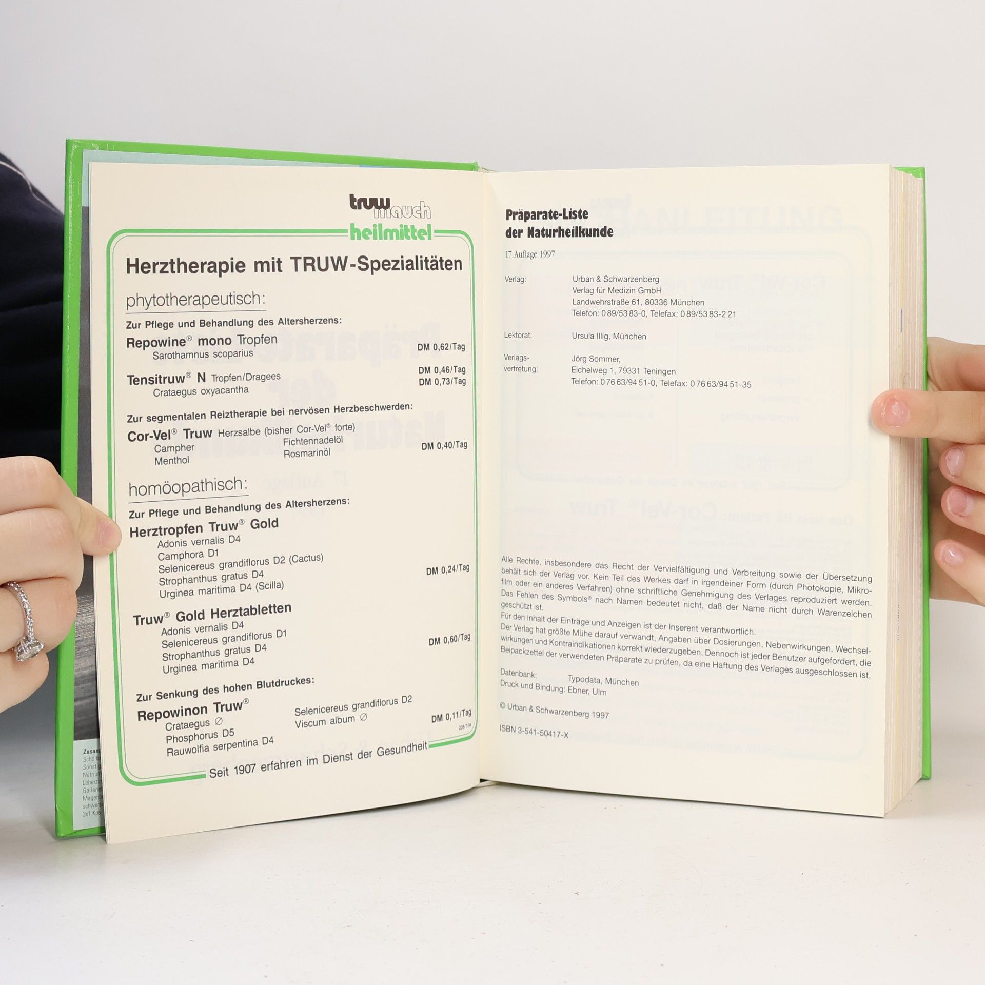Präparate- Liste der Naturheilkunde