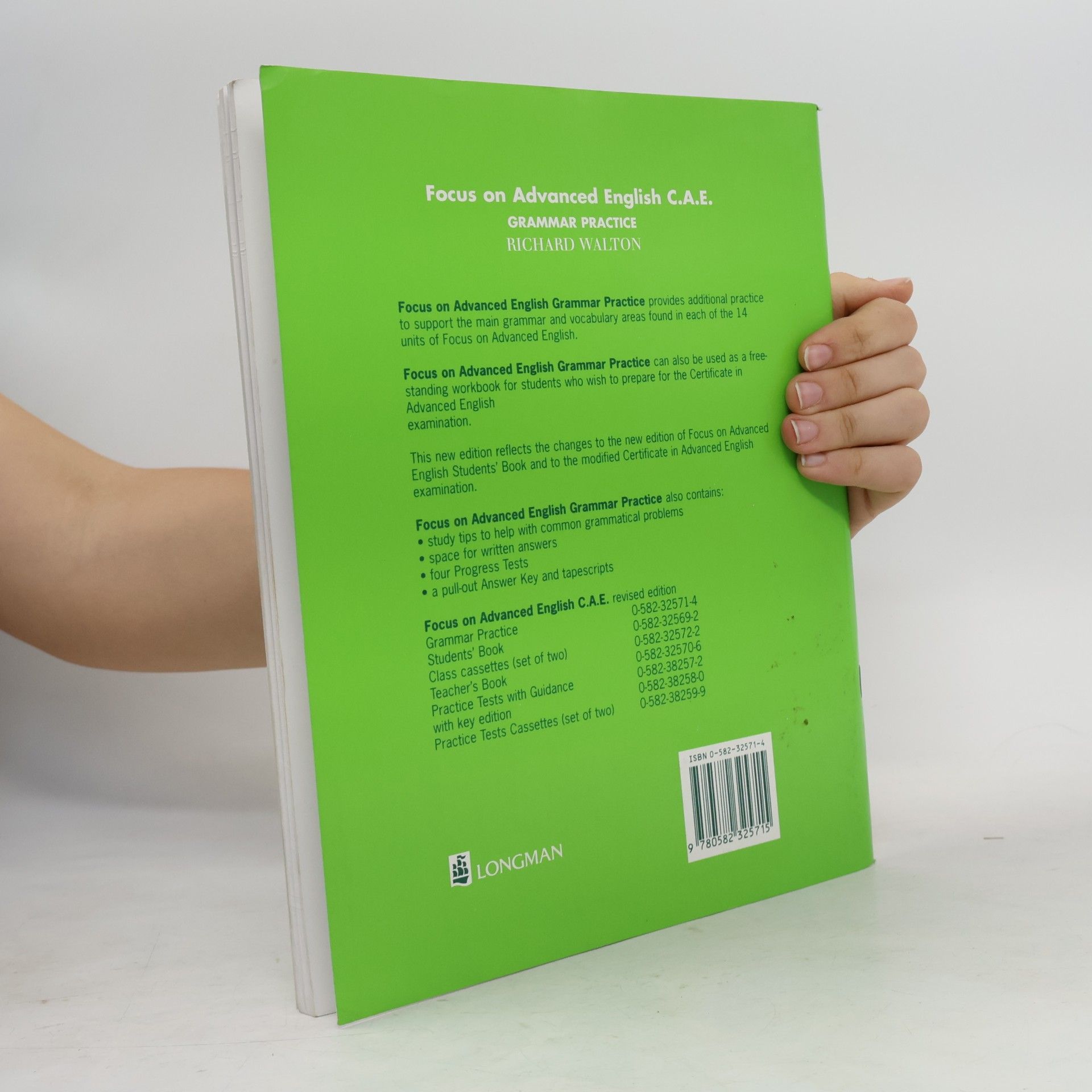 Richard Walton Focus on Advanced English C.A.E. : grammar practice : revised and updated