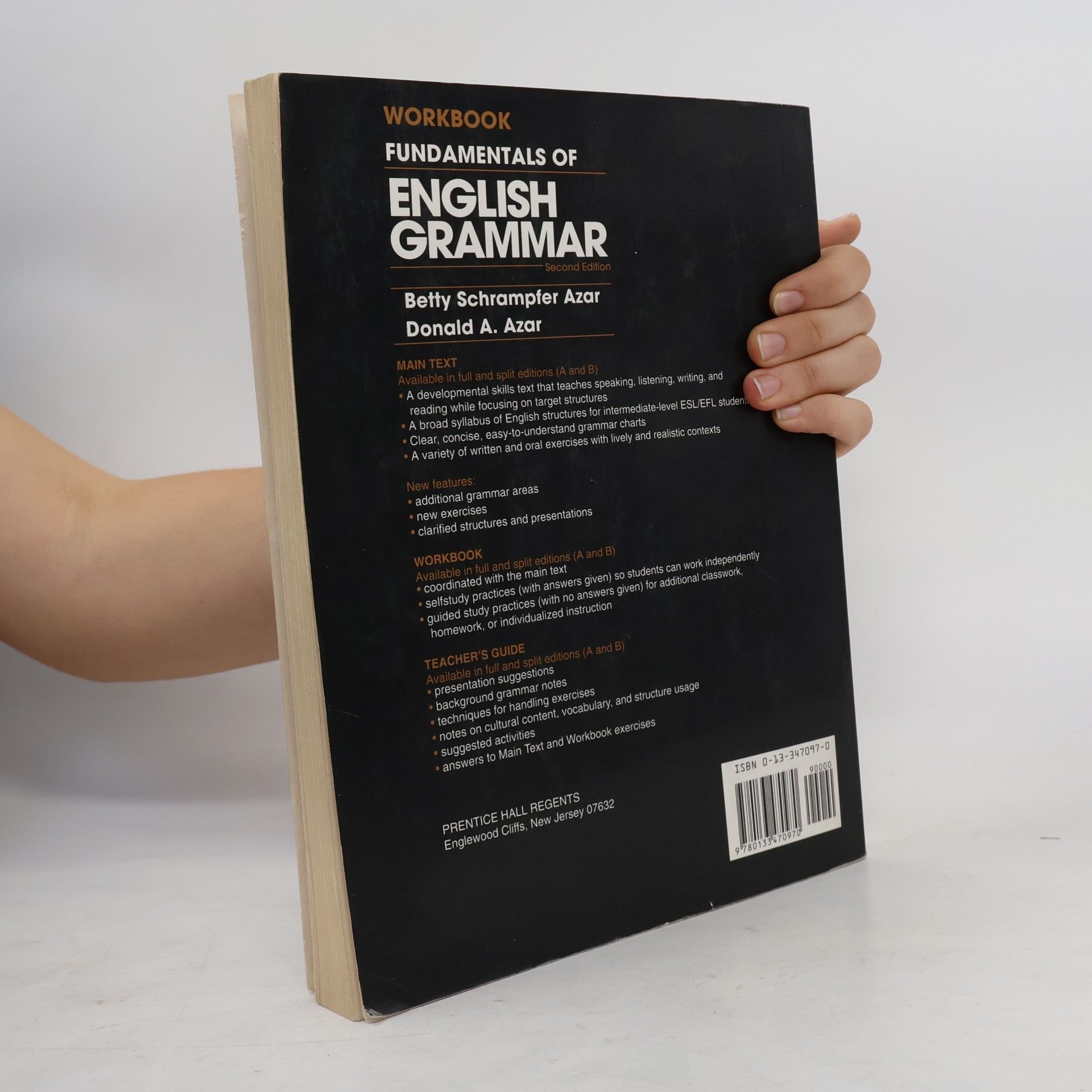 Betty Schrampfer Azar Fundamentals of English Grammar