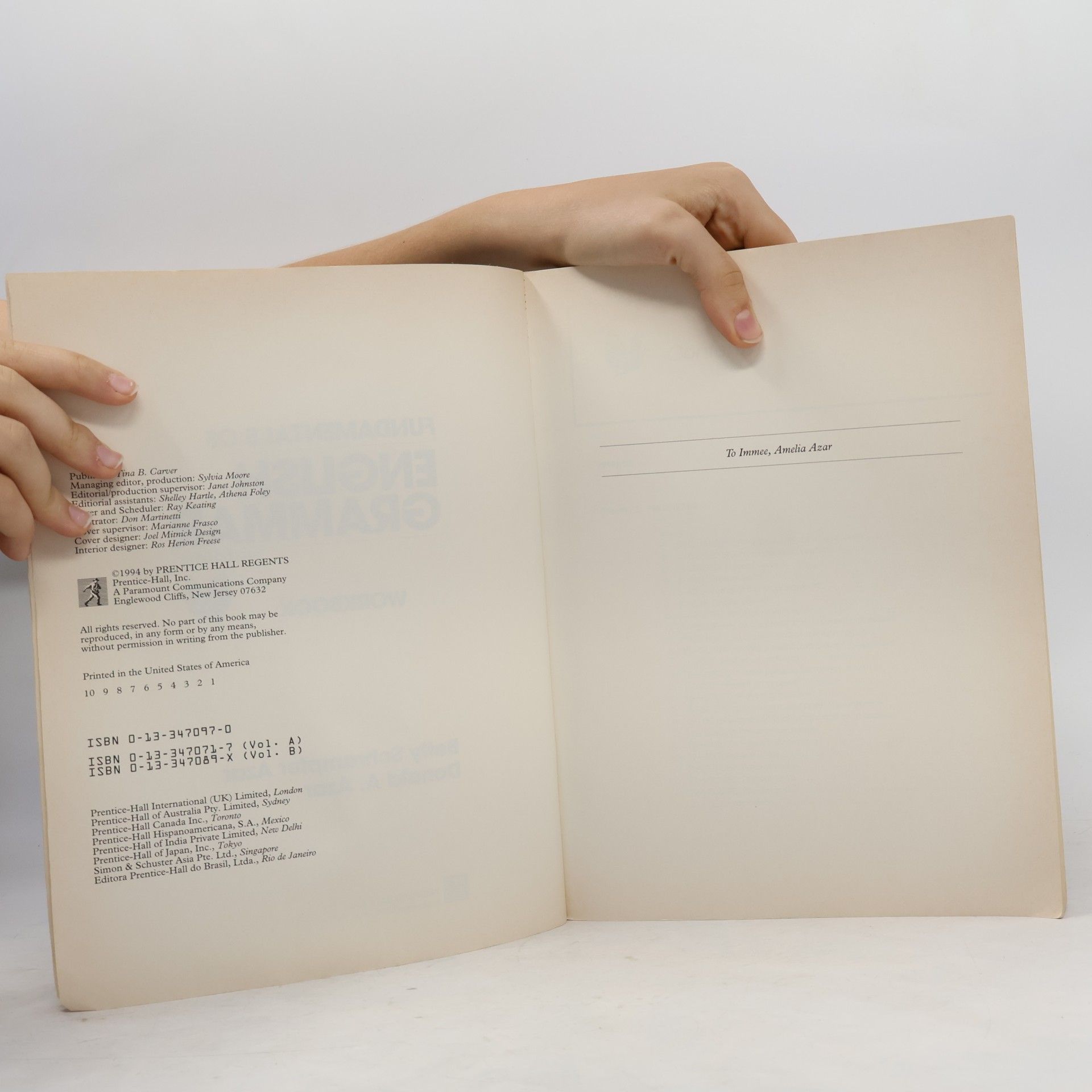 Betty Schrampfer Azar Fundamentals of English Grammar