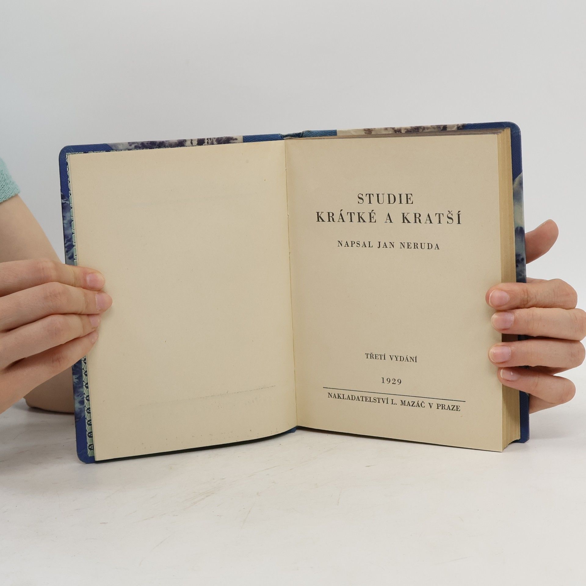 Jan Neruda Studie krátké a kratší