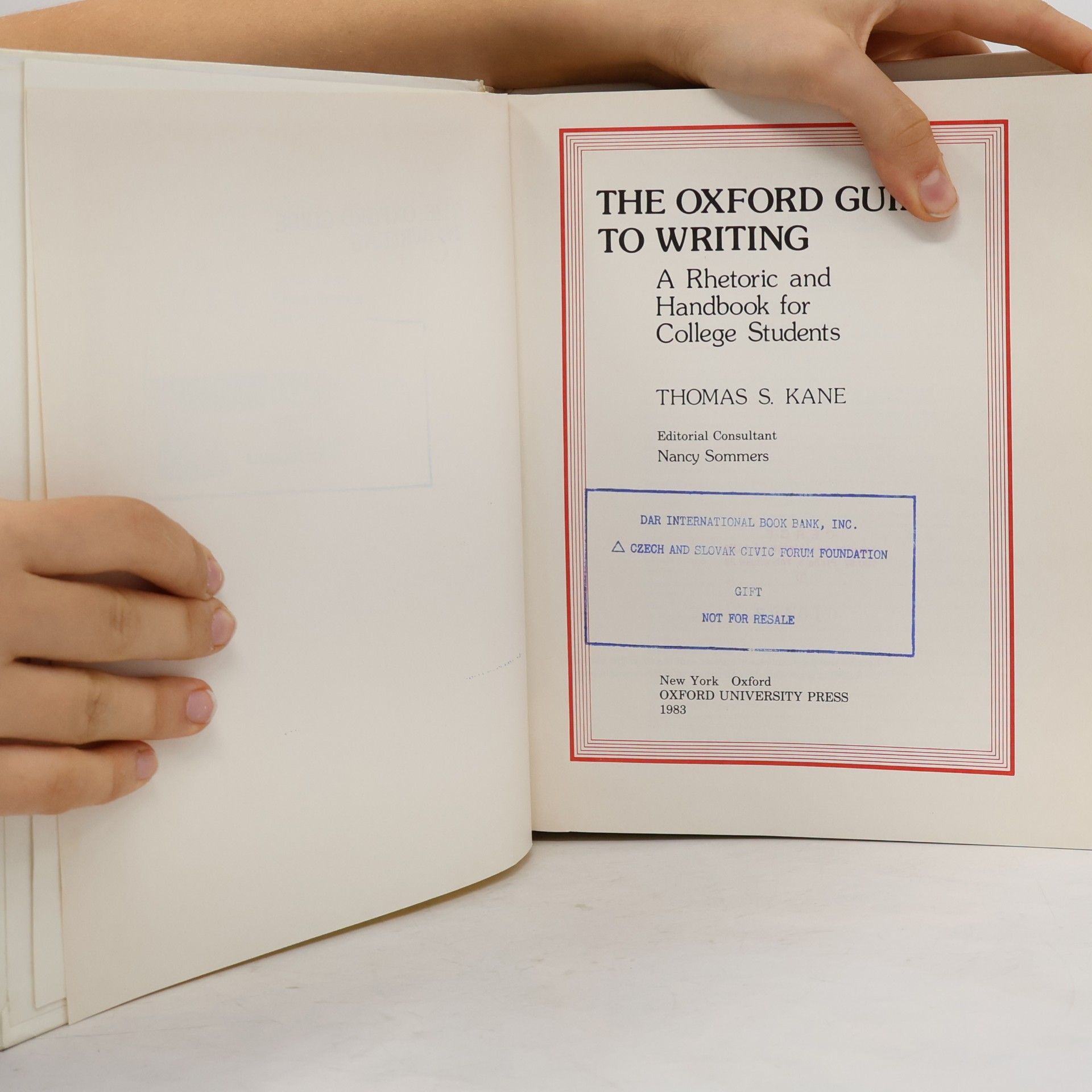 Thomas S. Kane The Oxford Guide to Writing