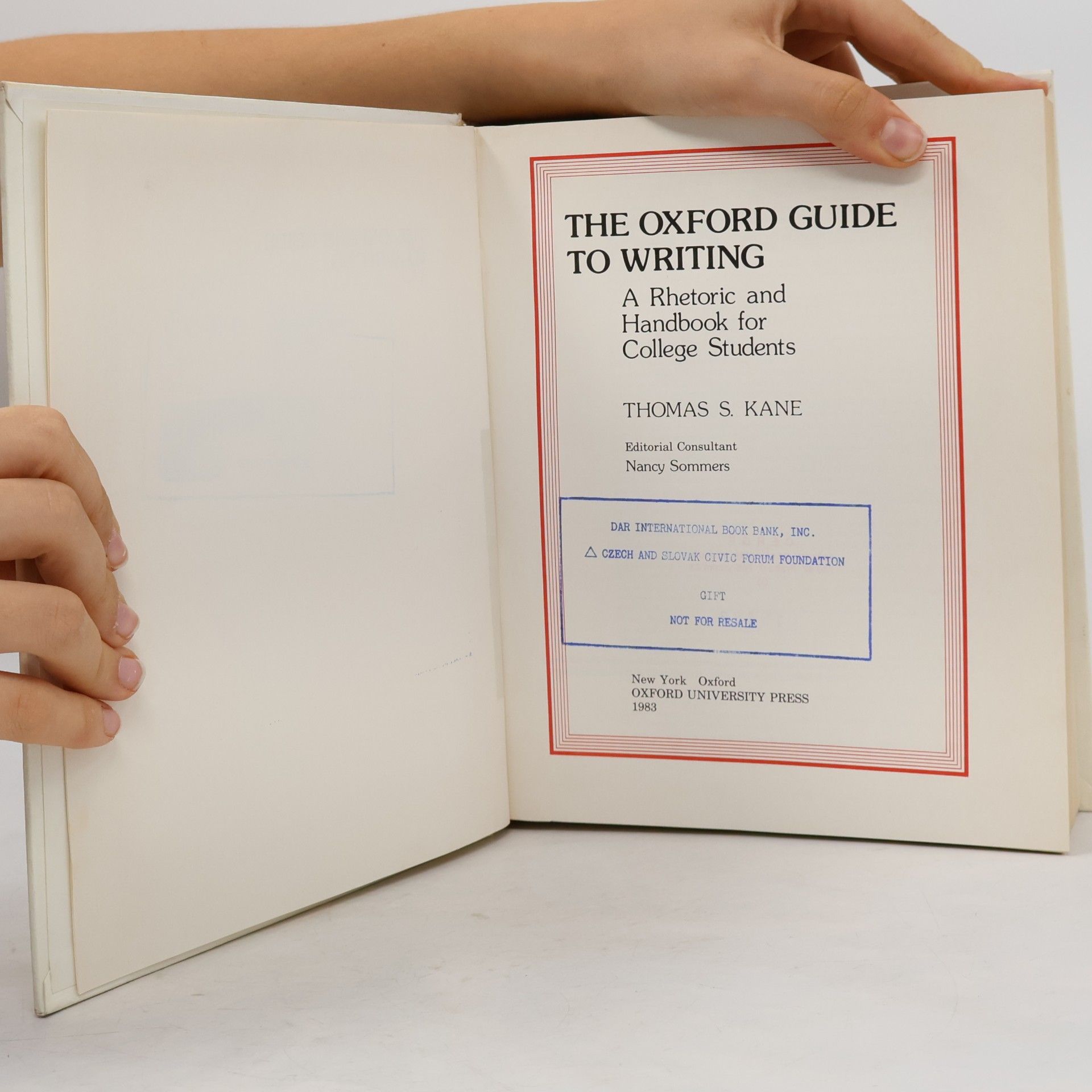 Thomas S. Kane The Oxford Guide to Writing