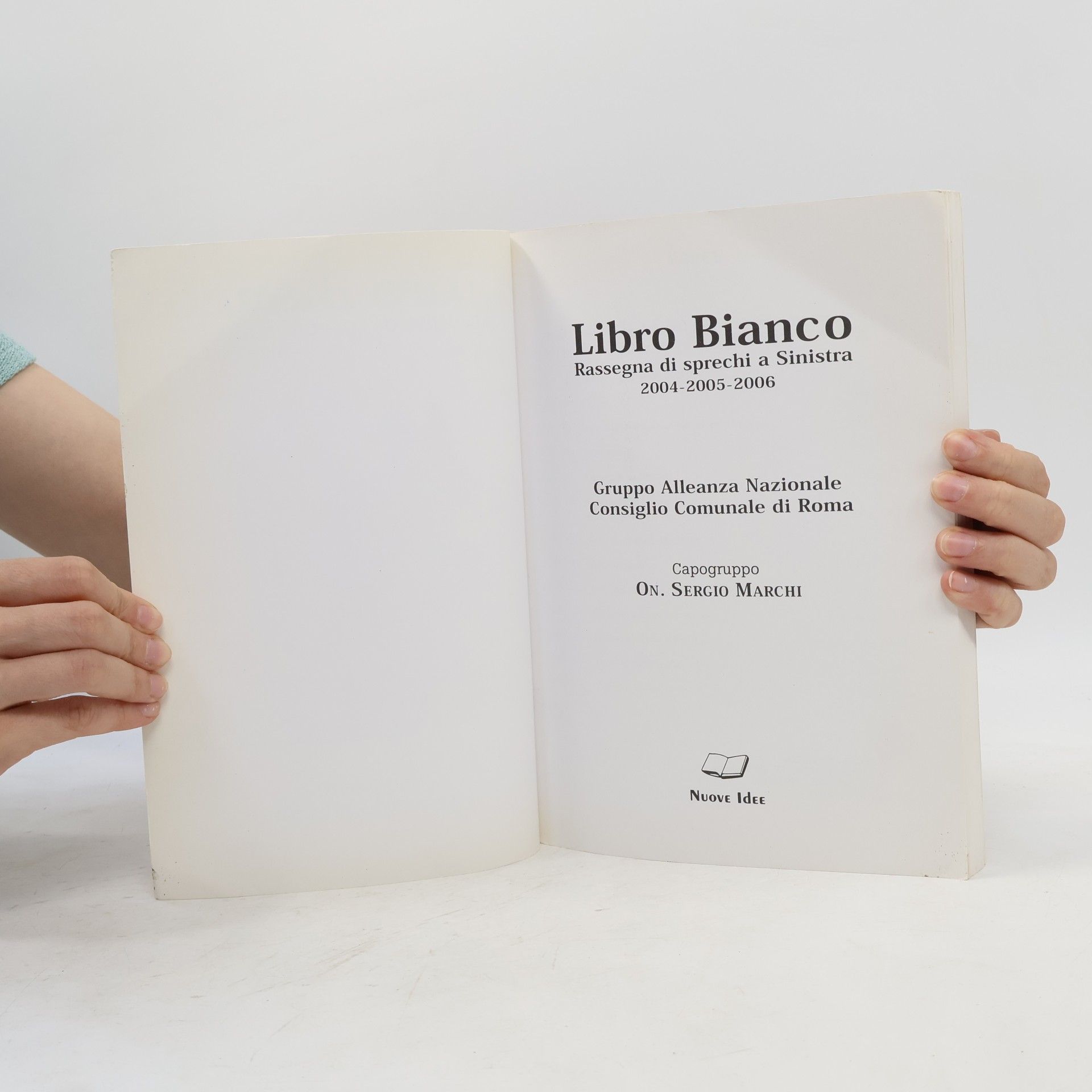 Sergio Marchisio Libro Bianco