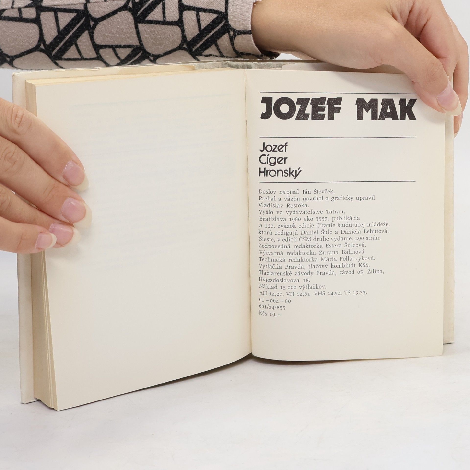J. C. Hronský Jozef Mak