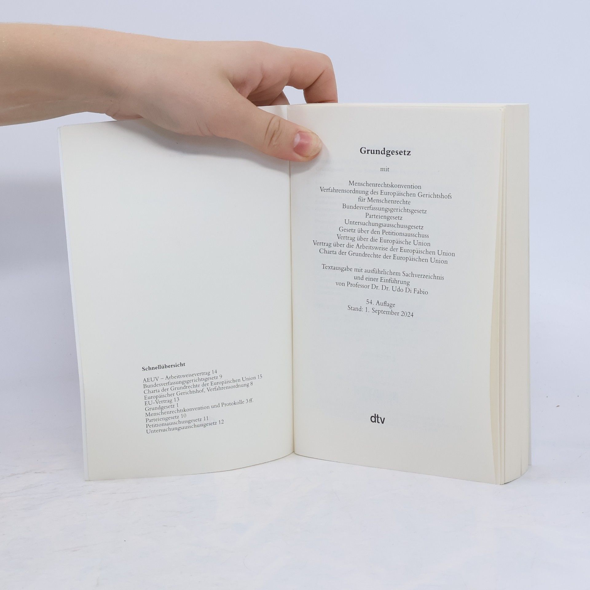 Beck-Texte - 54: Grundgesetz